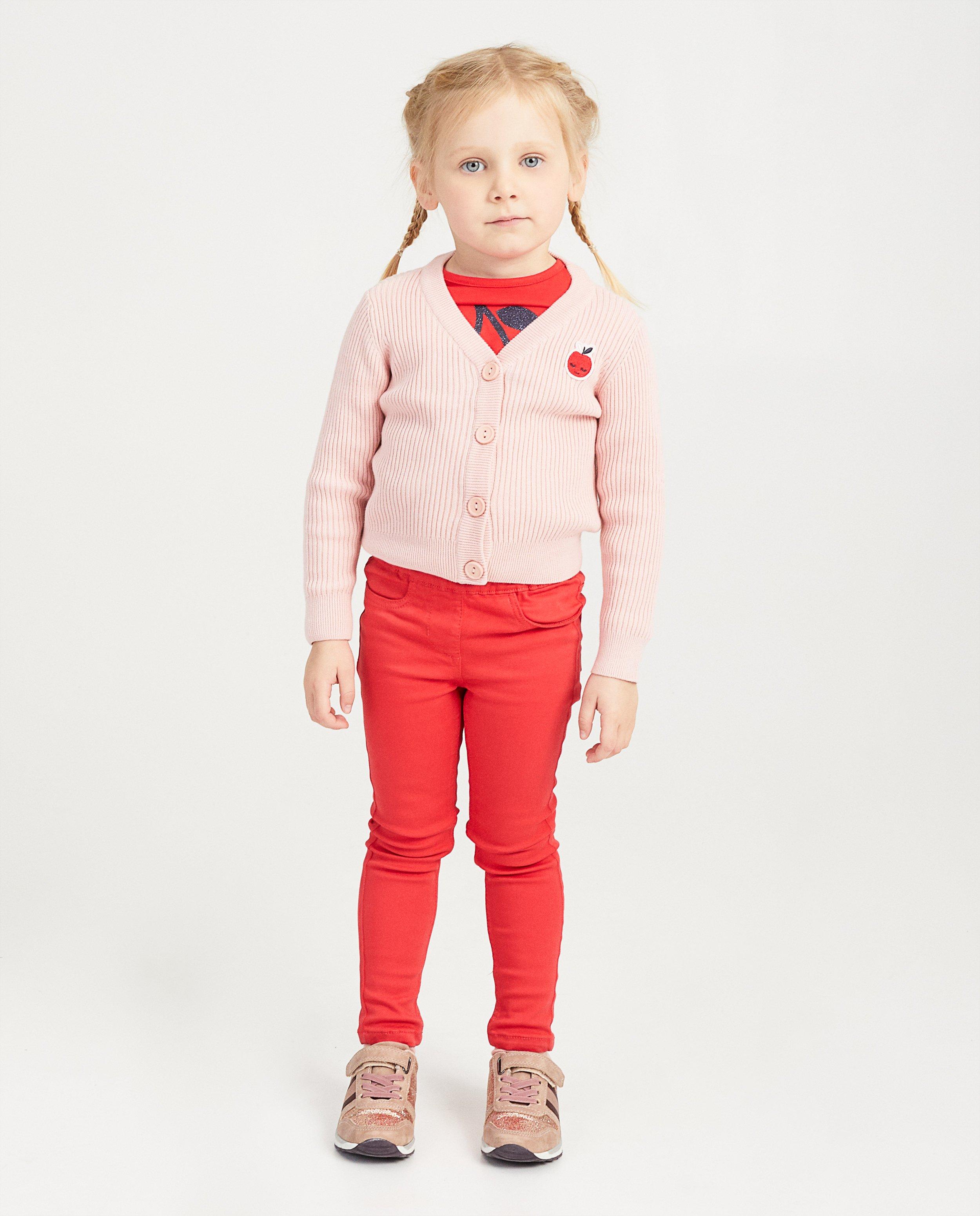 Rode broek BESTies - met stretch - Besties