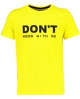 T-shirts - Geel shirt met opschrift BESTies