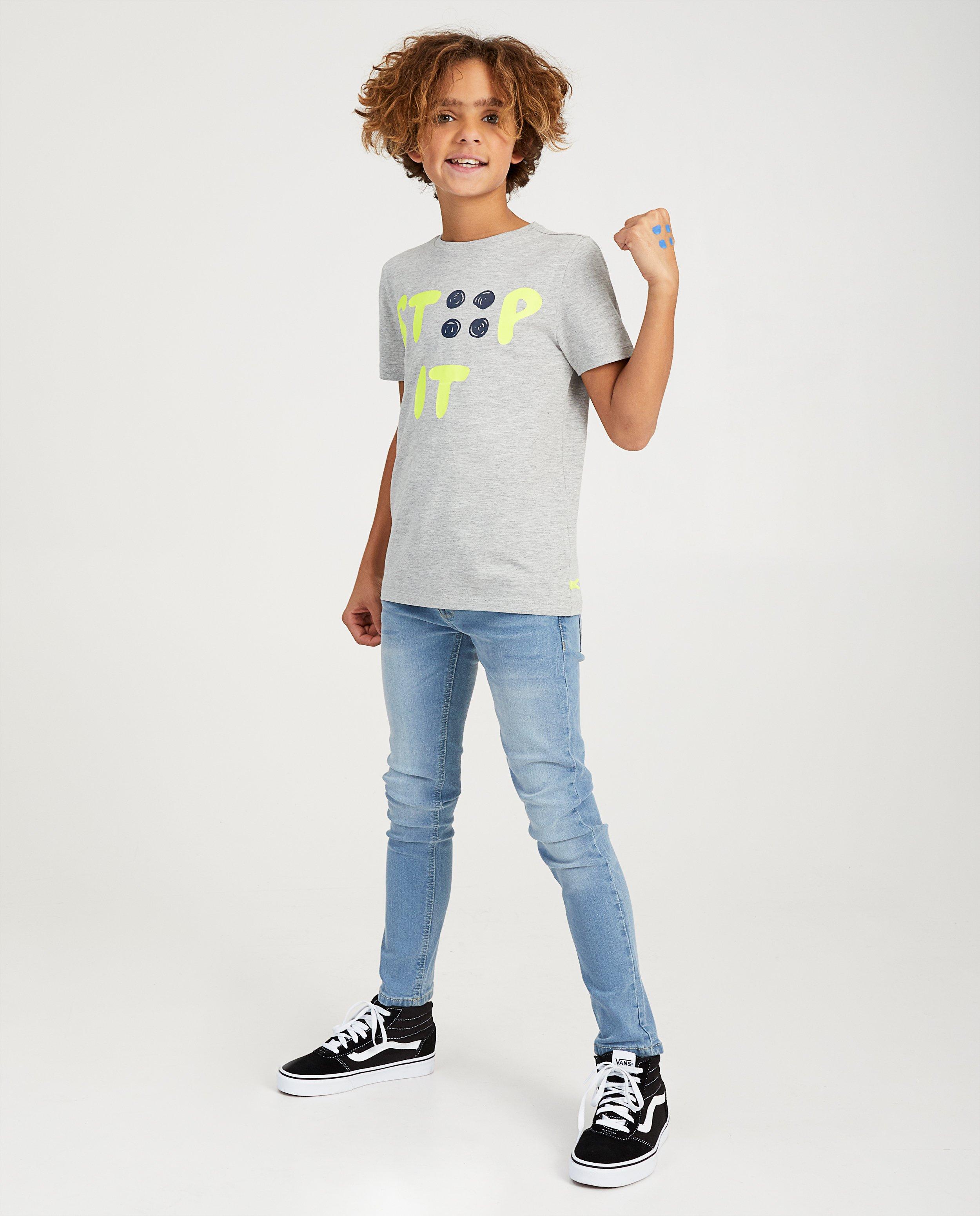 Grijs STIP IT-shirt Ketnet - tegen pesten - Ketnet