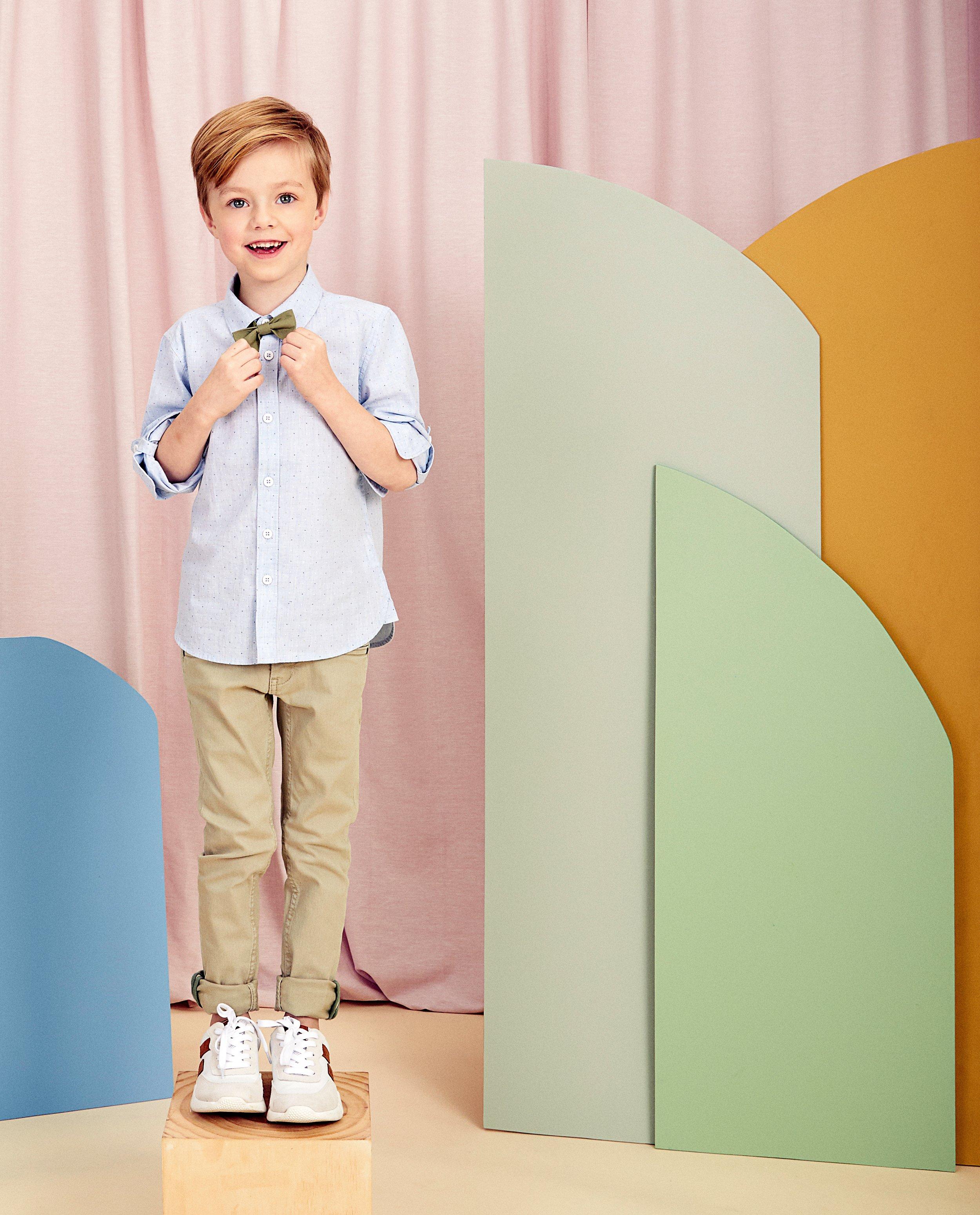 Lichtgroene broek Communie - null - Kidz Nation