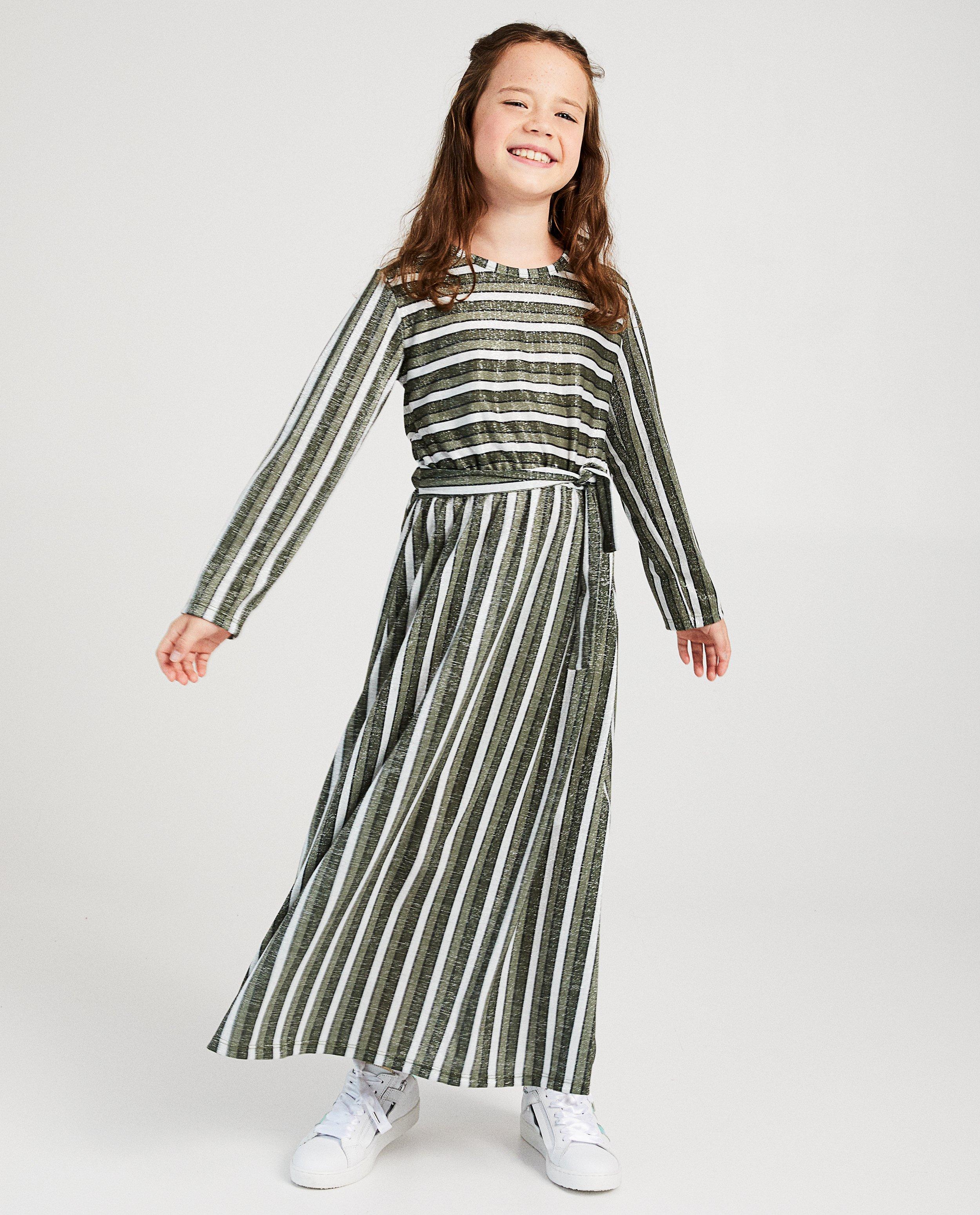 Robe maxi à rayures Ella Italia - et fil métallisé - Ella Italia
