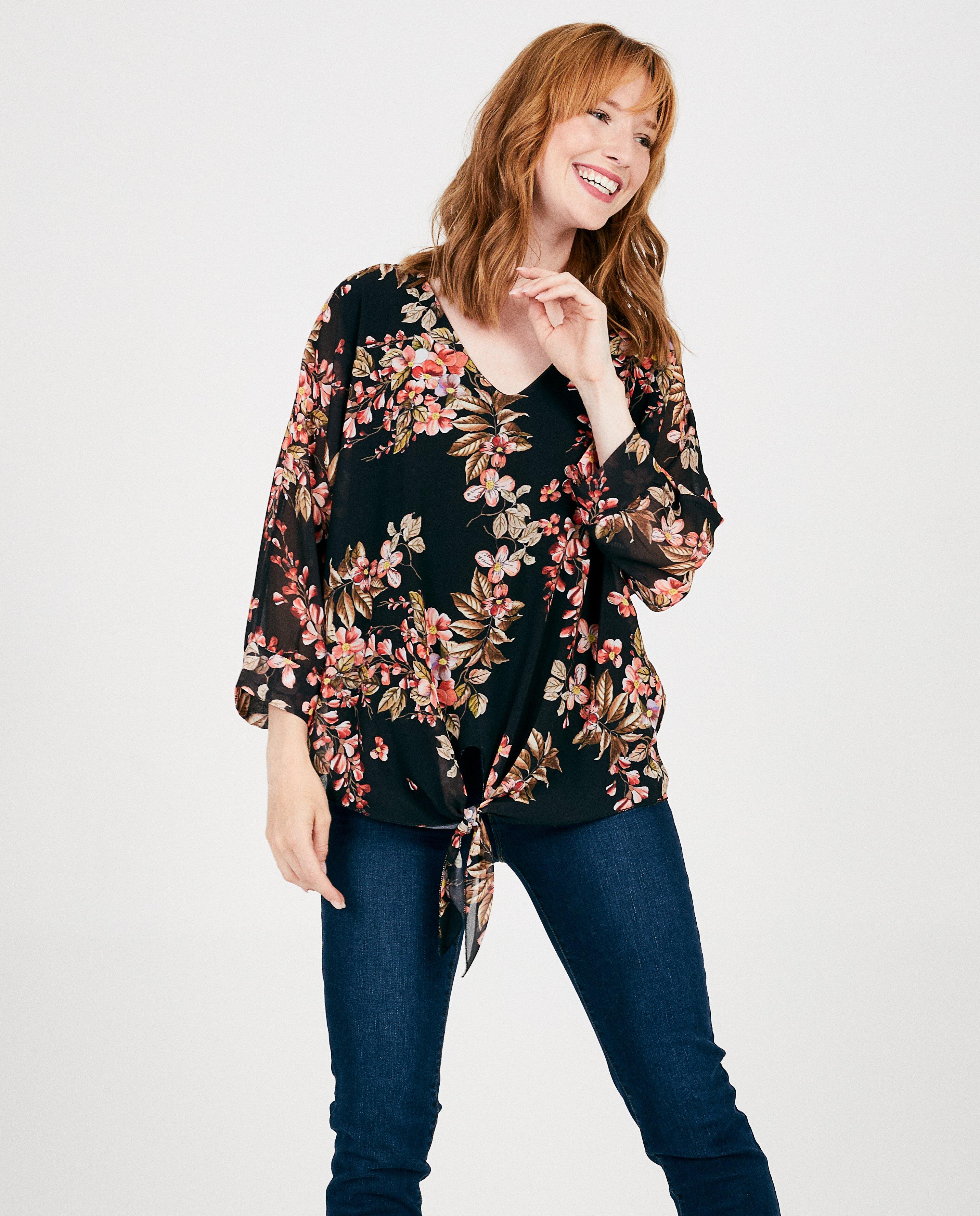 Blouse met bloemen Ella Italia - Product Detail - meerkleurig - afbeelding nummer 2