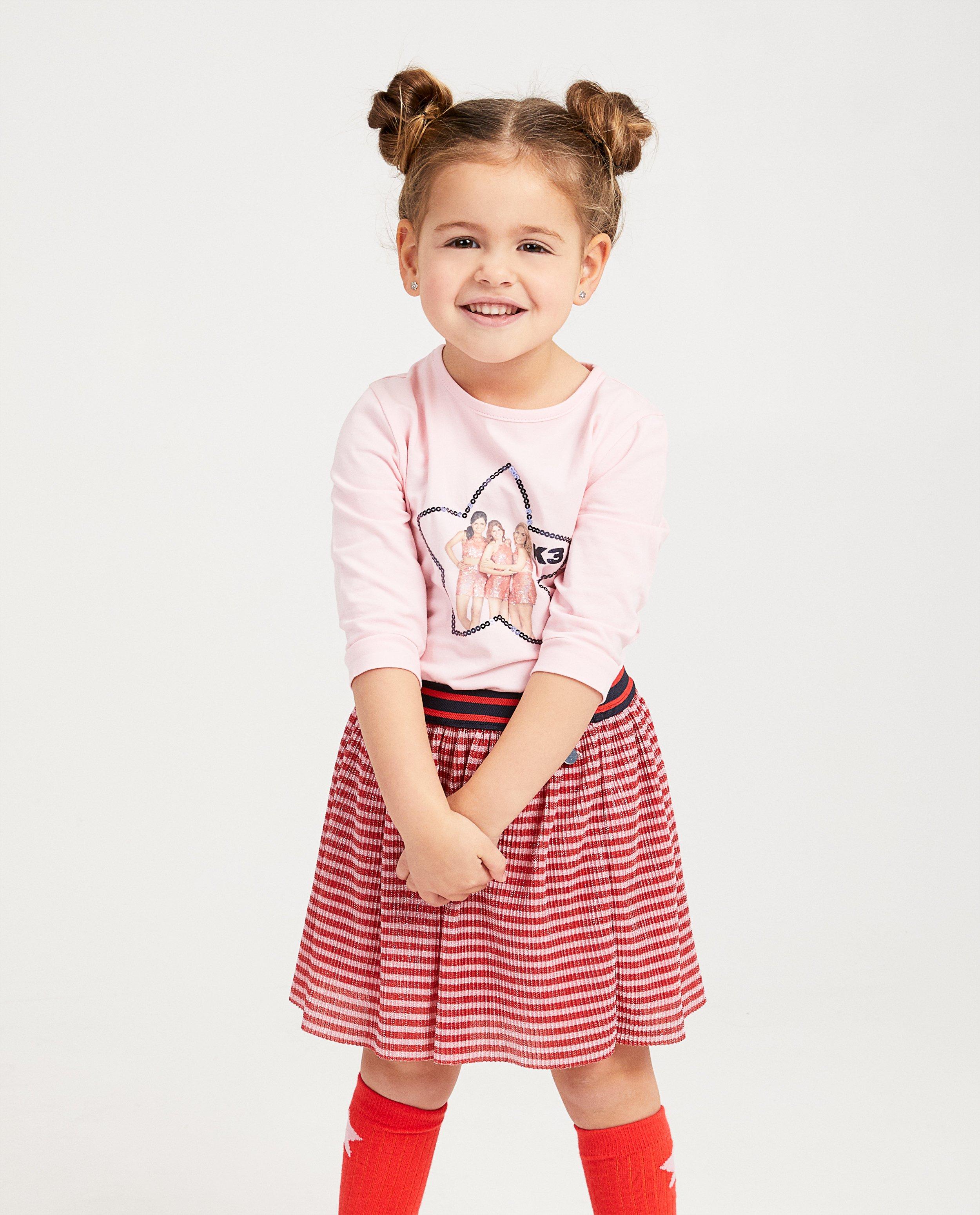 T-shirts - Roze longsleeve van biokatoen K3