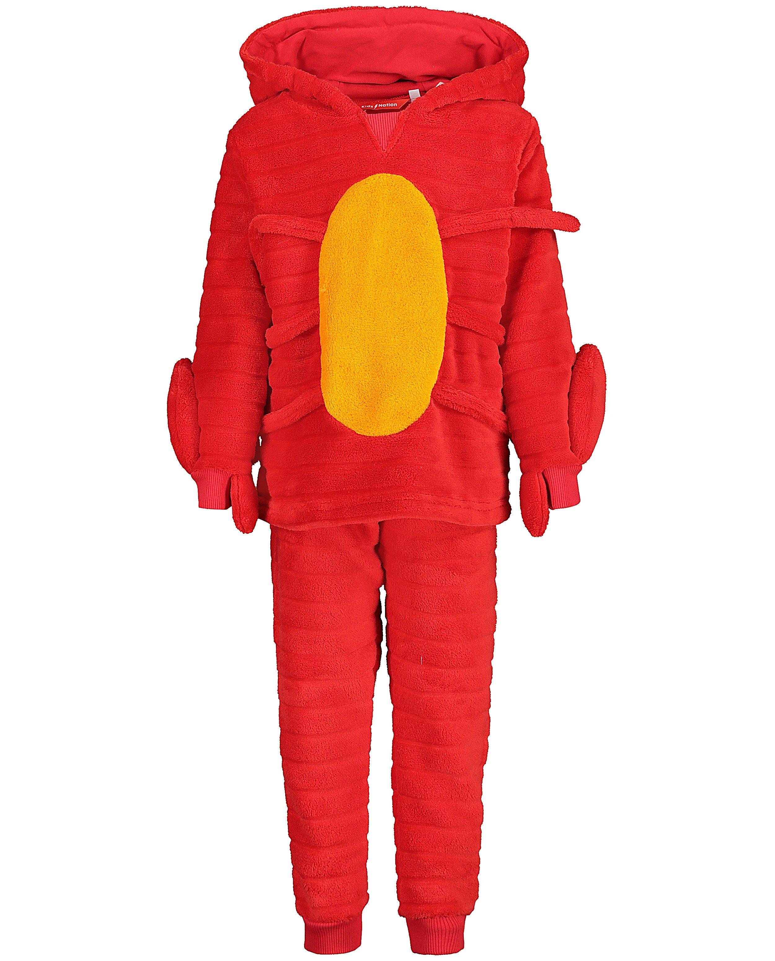 Pyjamas - Rode pyjama van fleece