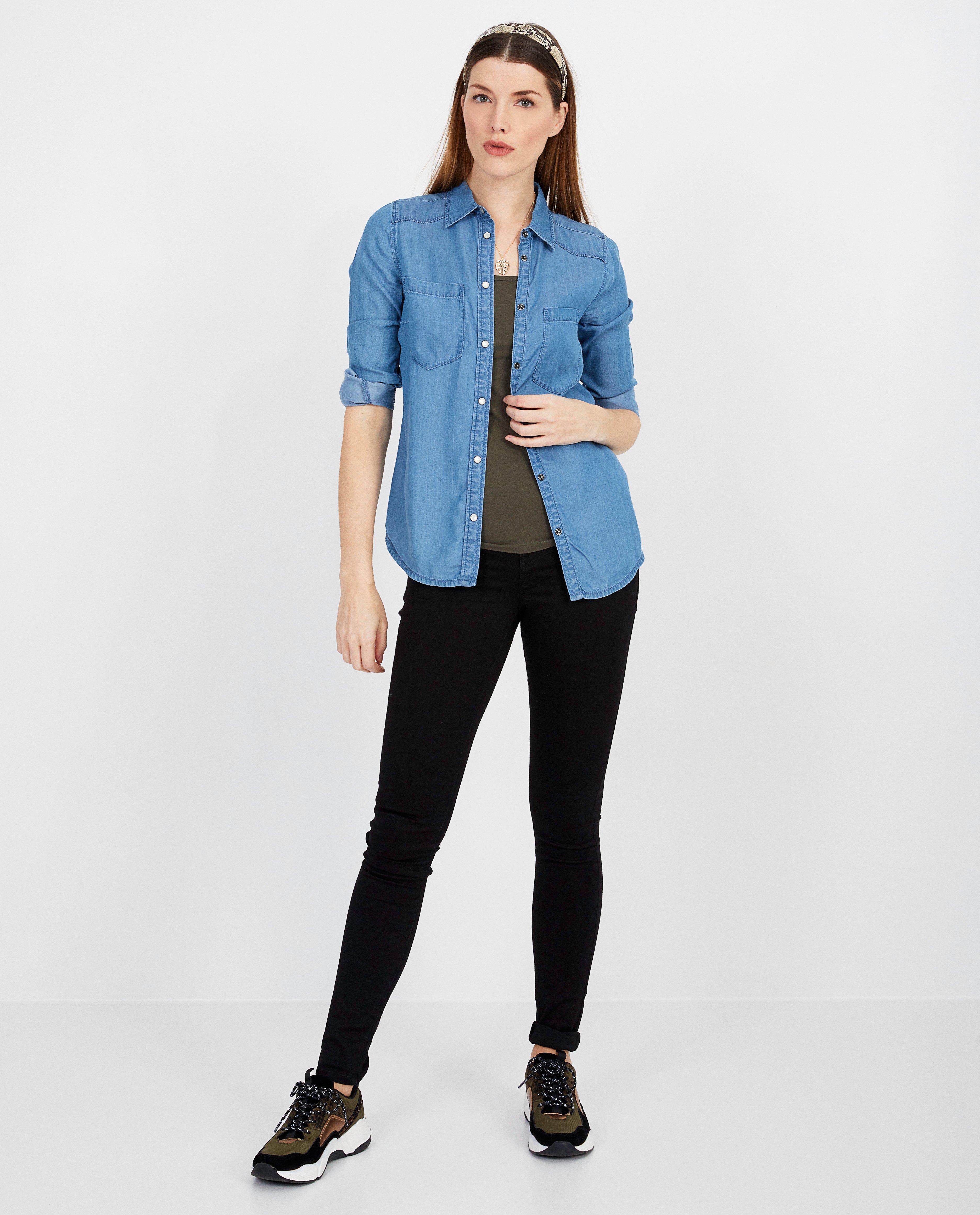 Zwarte top met spaghettibandjes - basics - Sora