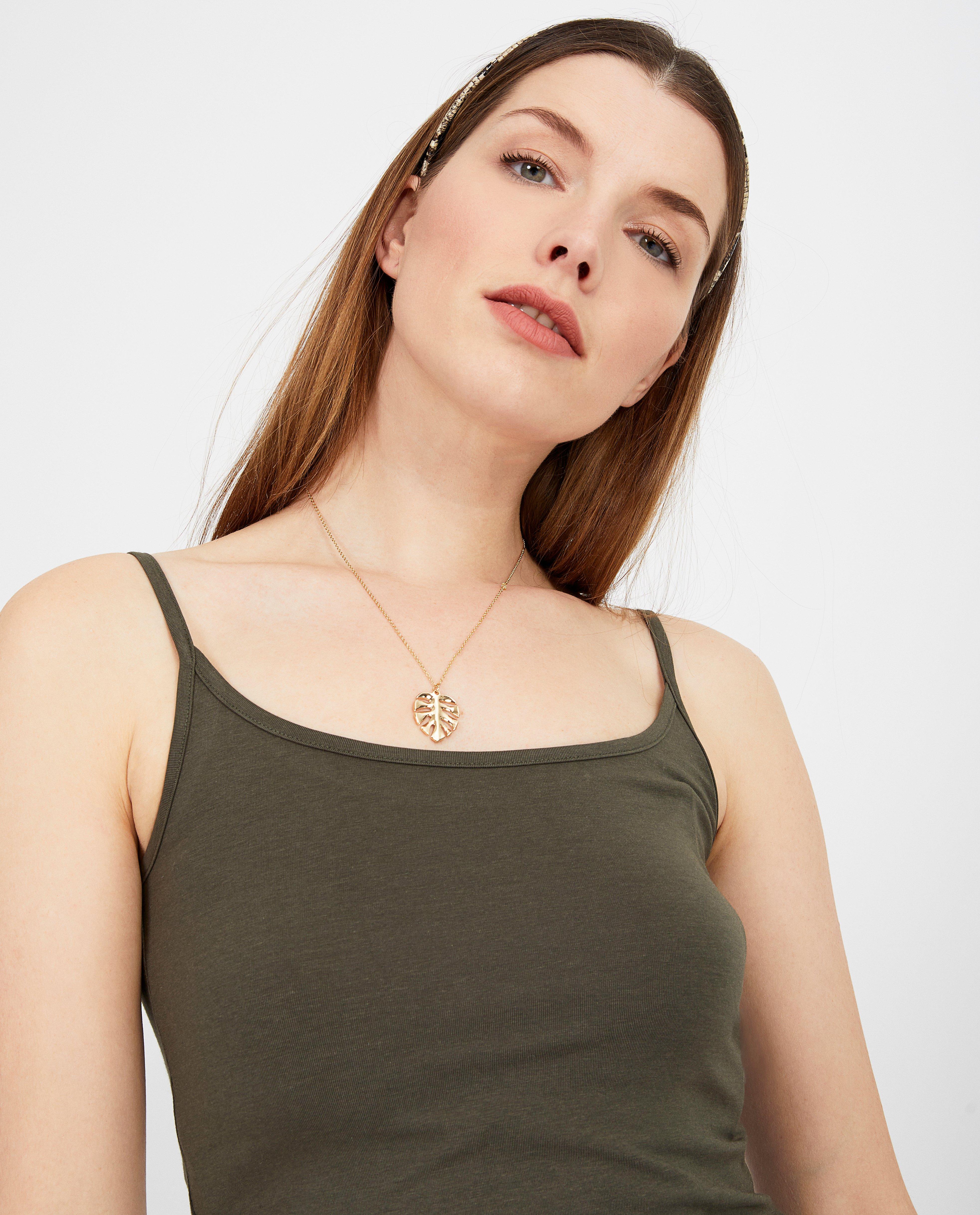 Witte top met spaghettibandjes - Product Detail - khaki - afbeelding nummer 4