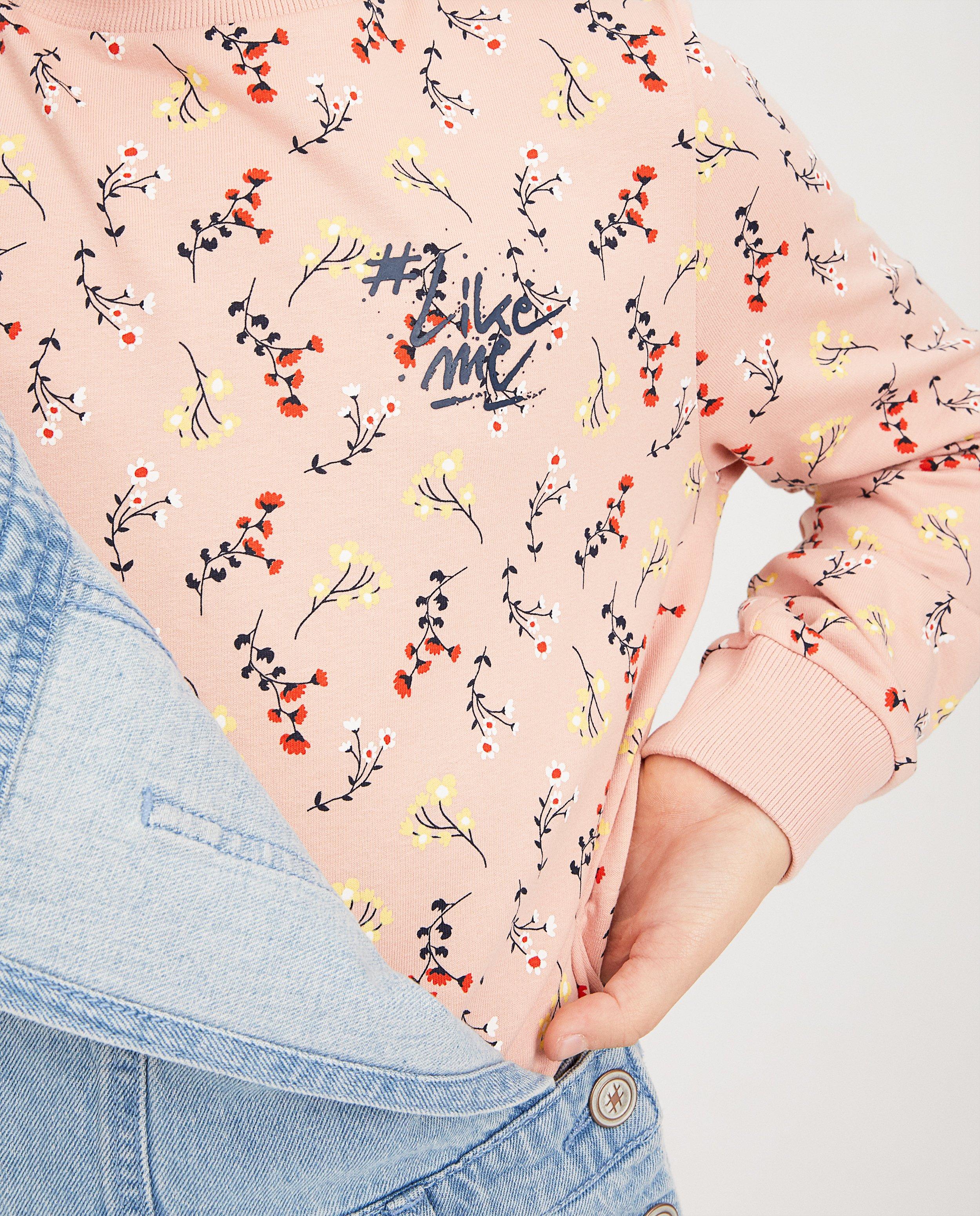 Sweaters - Roze sweater met print #LikeMe