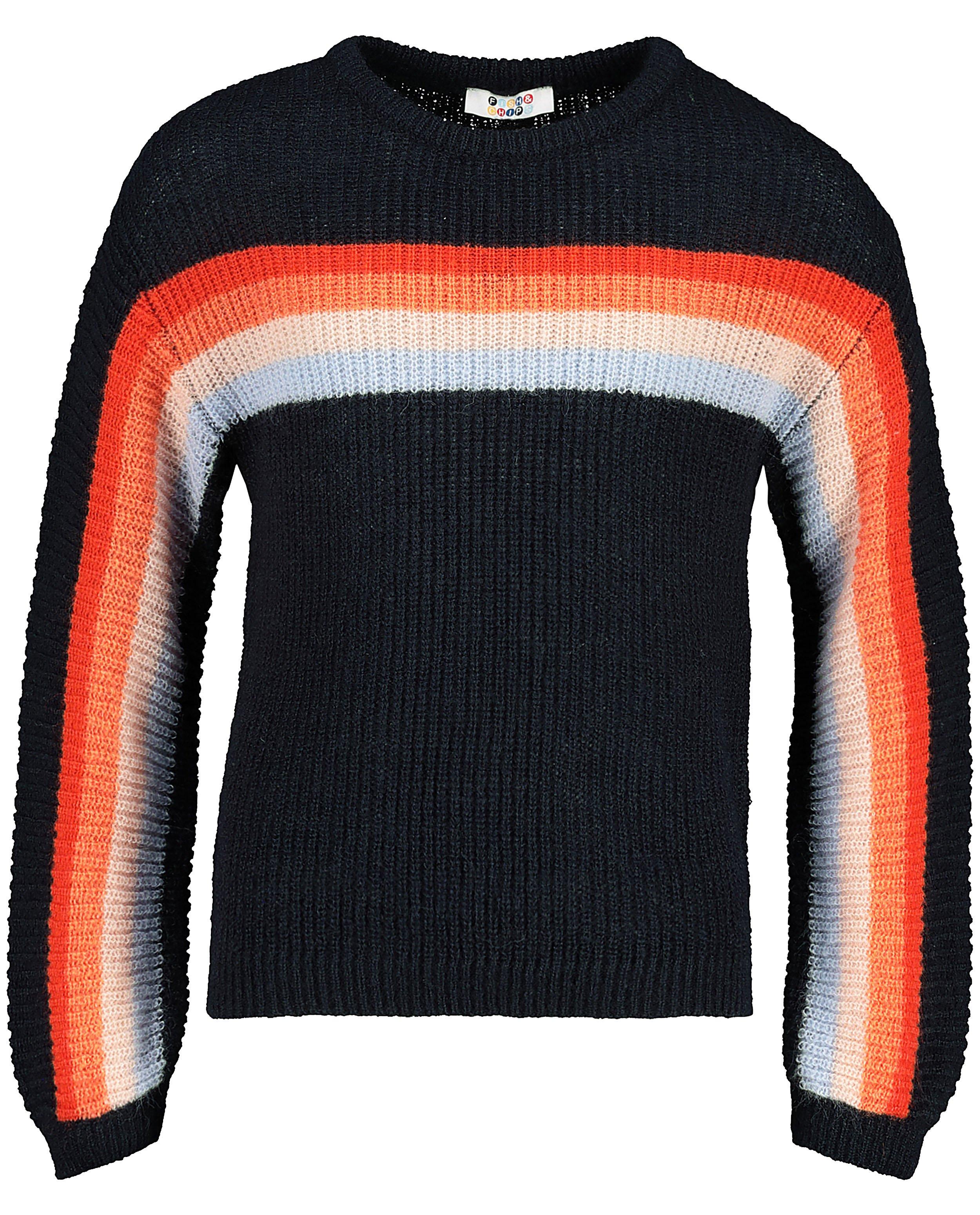 Pulls - Witte trui met strepen