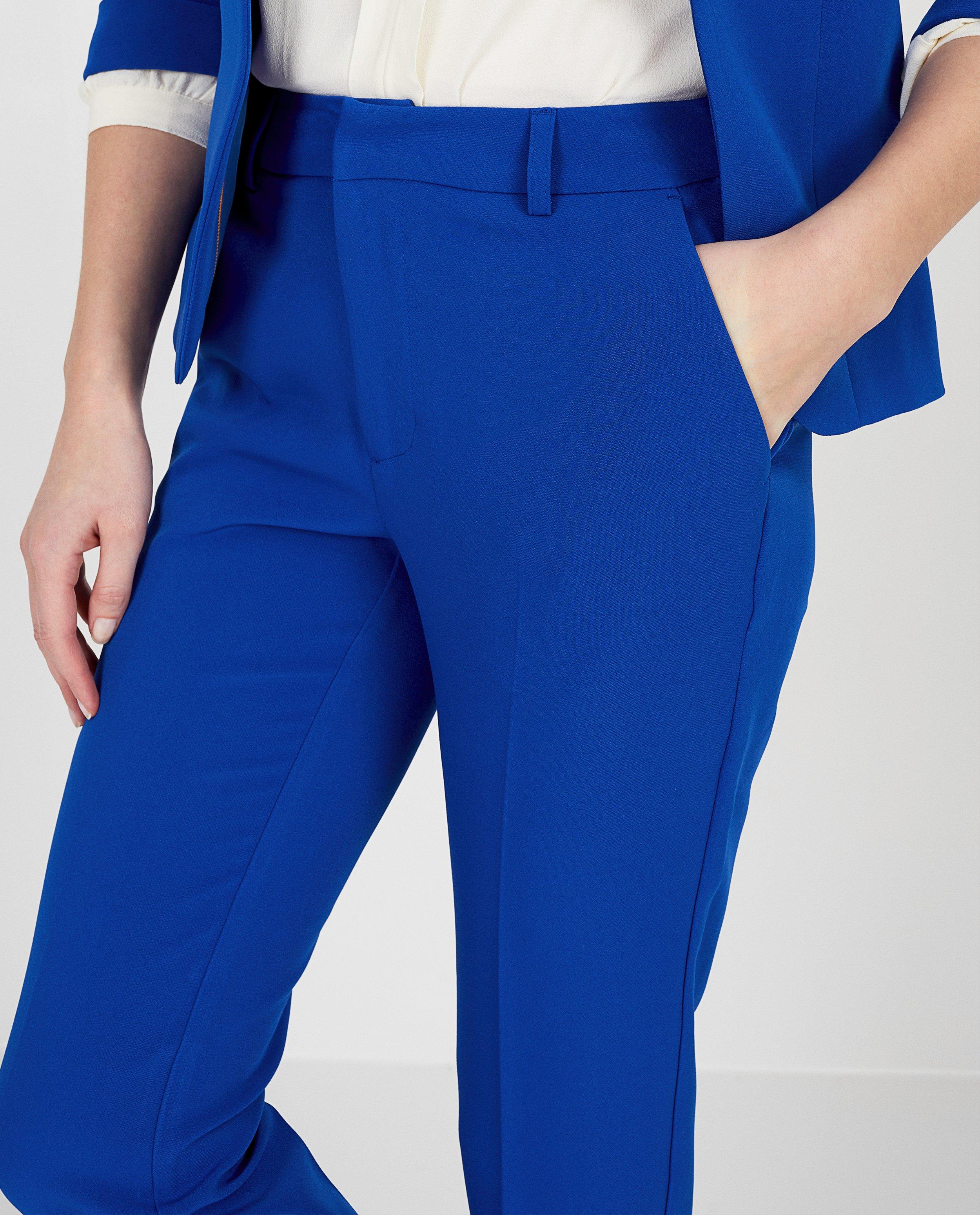 Kobaltblauwe broek Youh!
