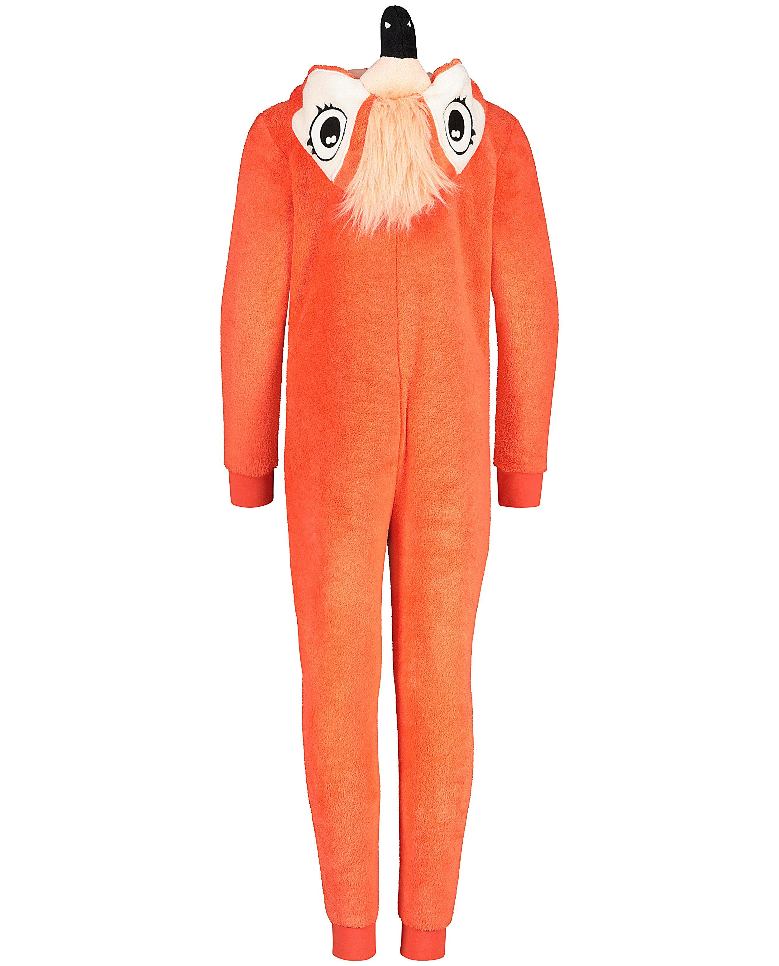 Nachtkleding - Koraalrode flamingo-onesie