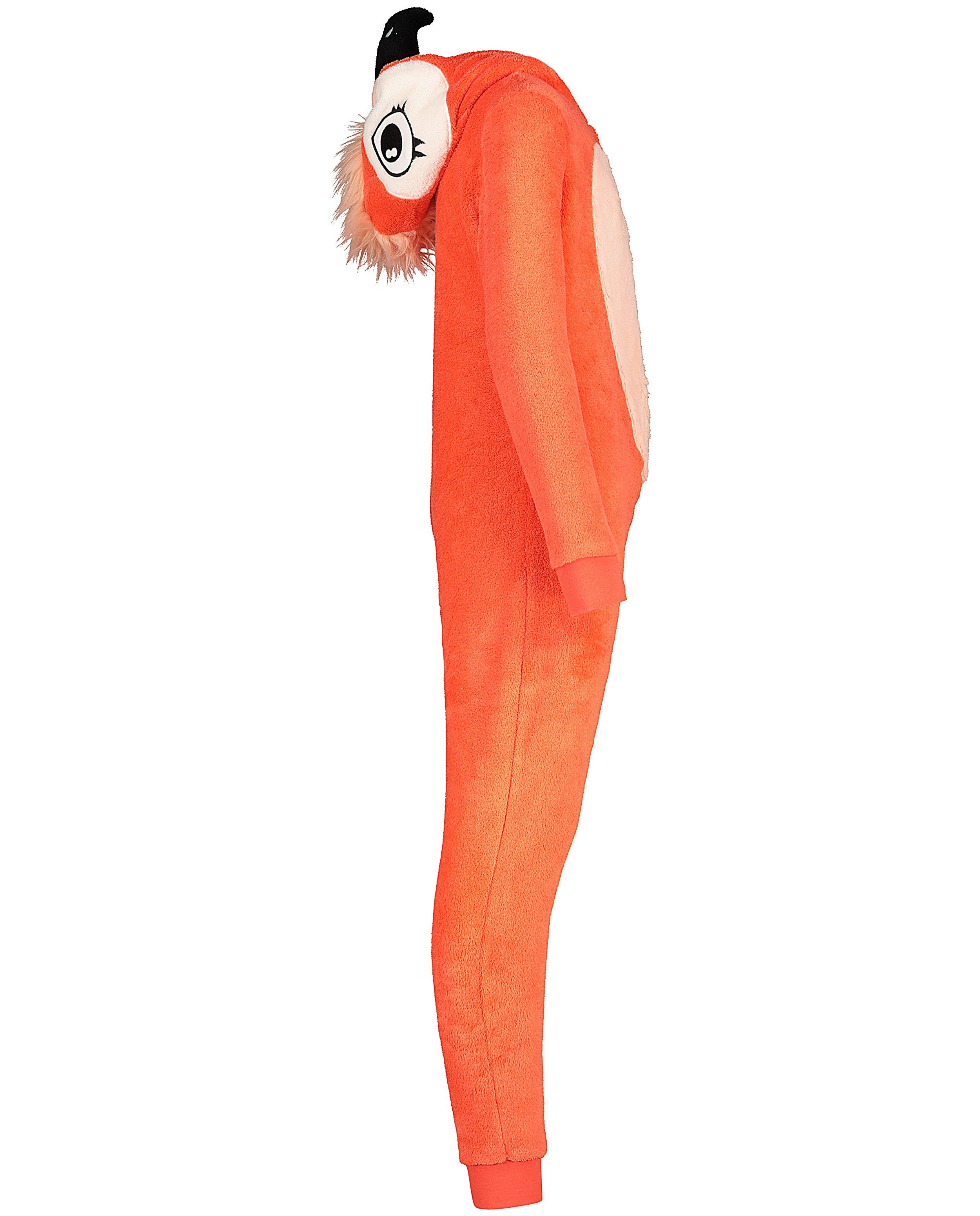 Nachtkleding - Koraalrode flamingo-onesie