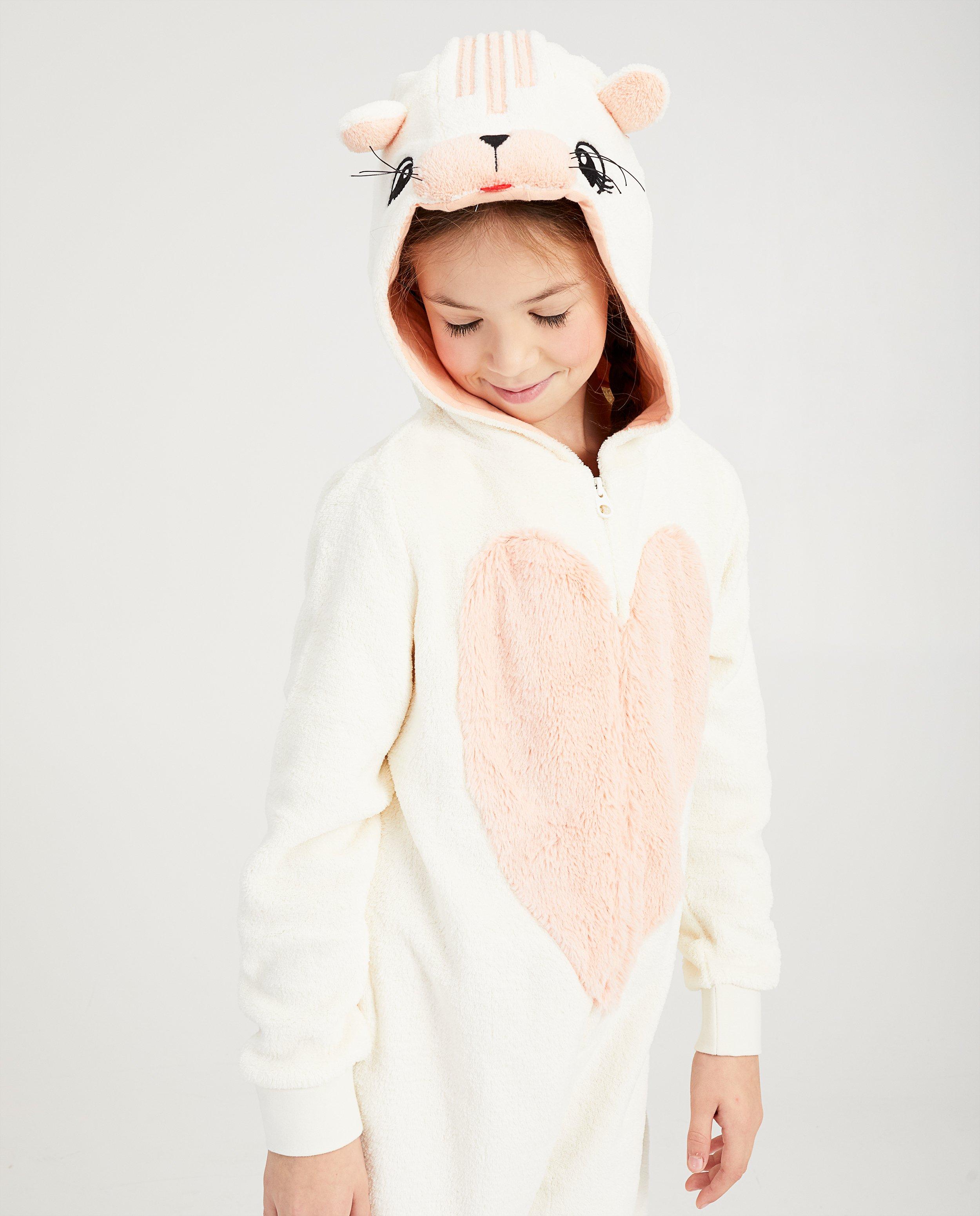 Nachtkleding - Witte onesie