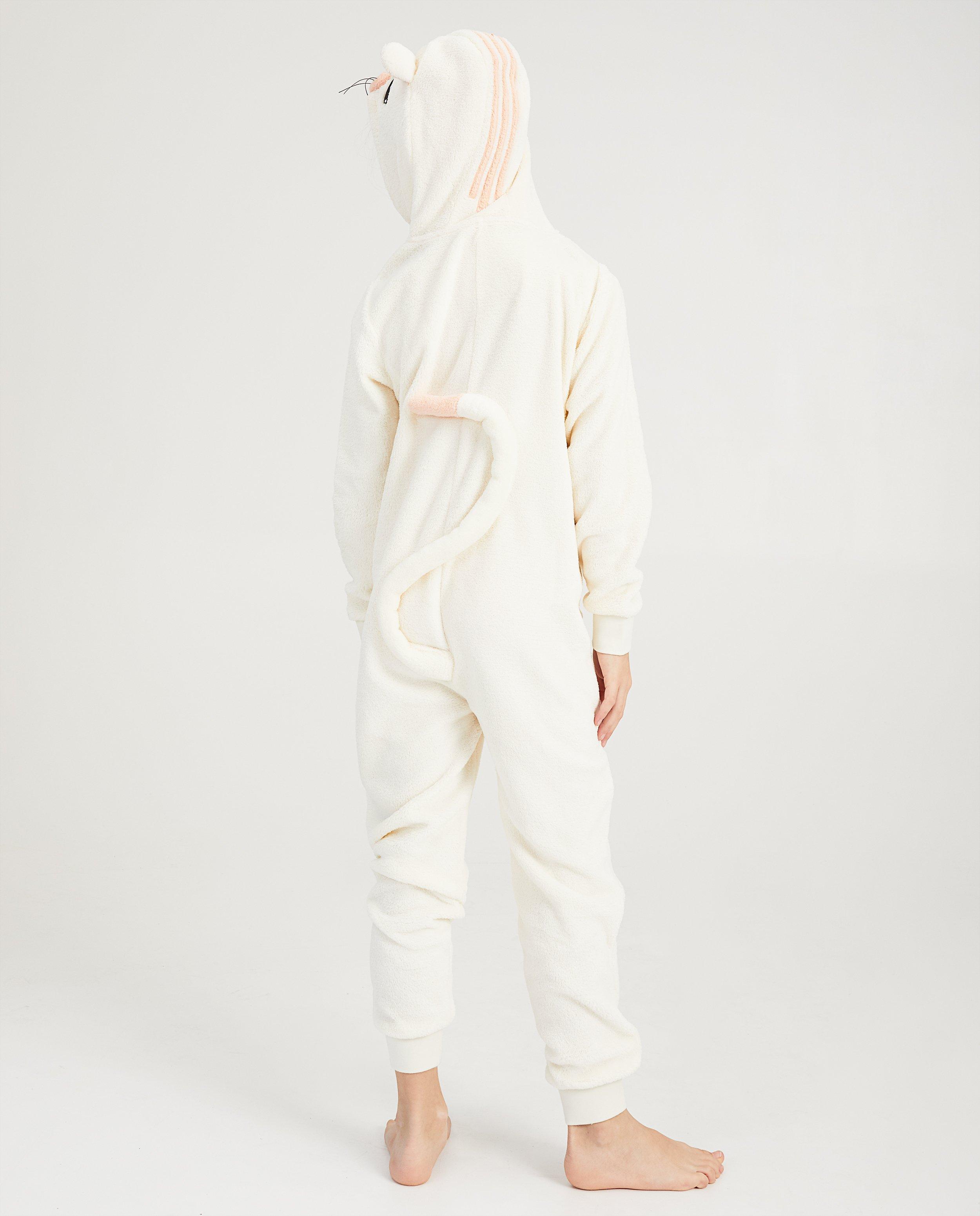 Nachtkleding - Witte onesie