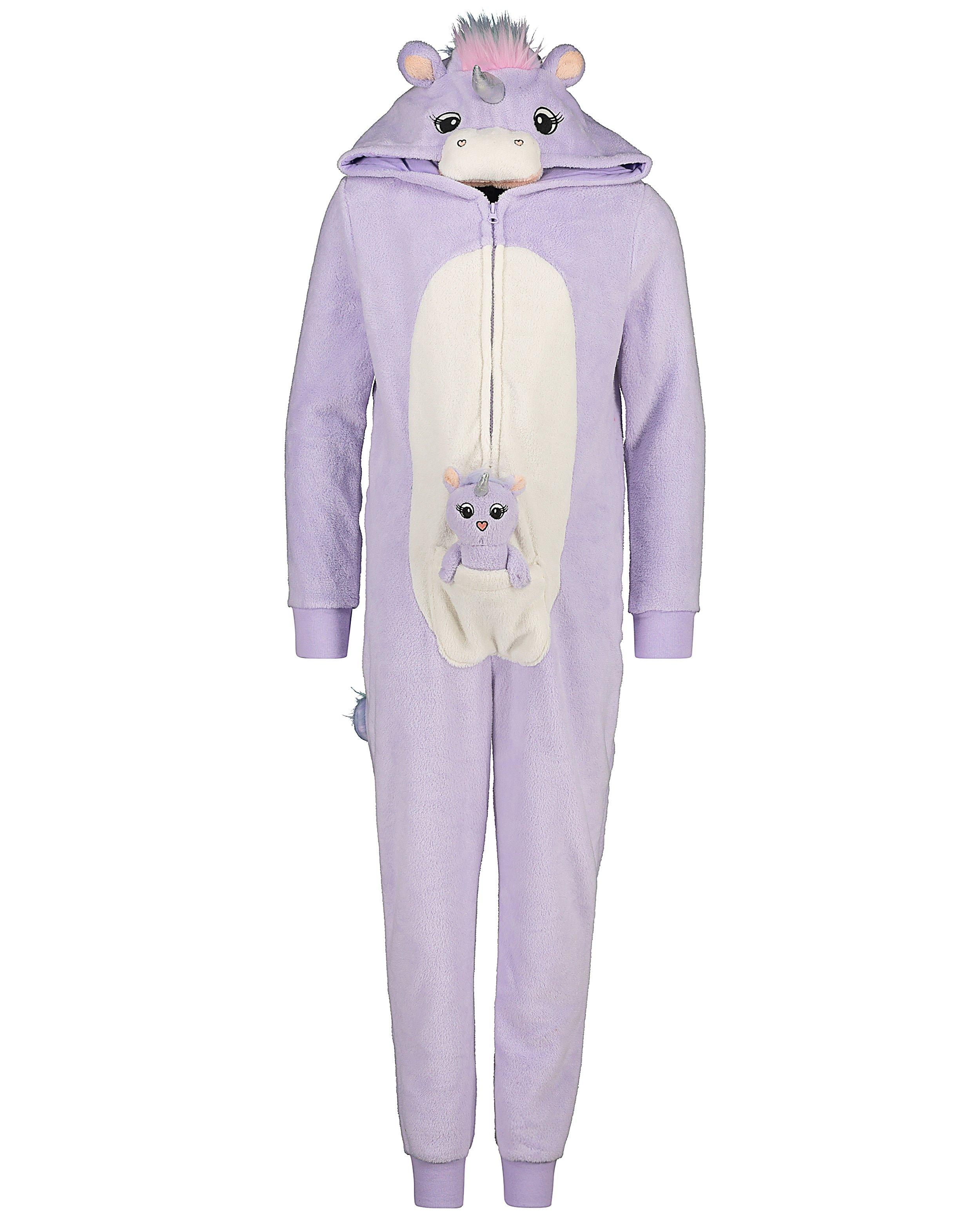 Nachtkleding - Paarse eenhoorn-onesie