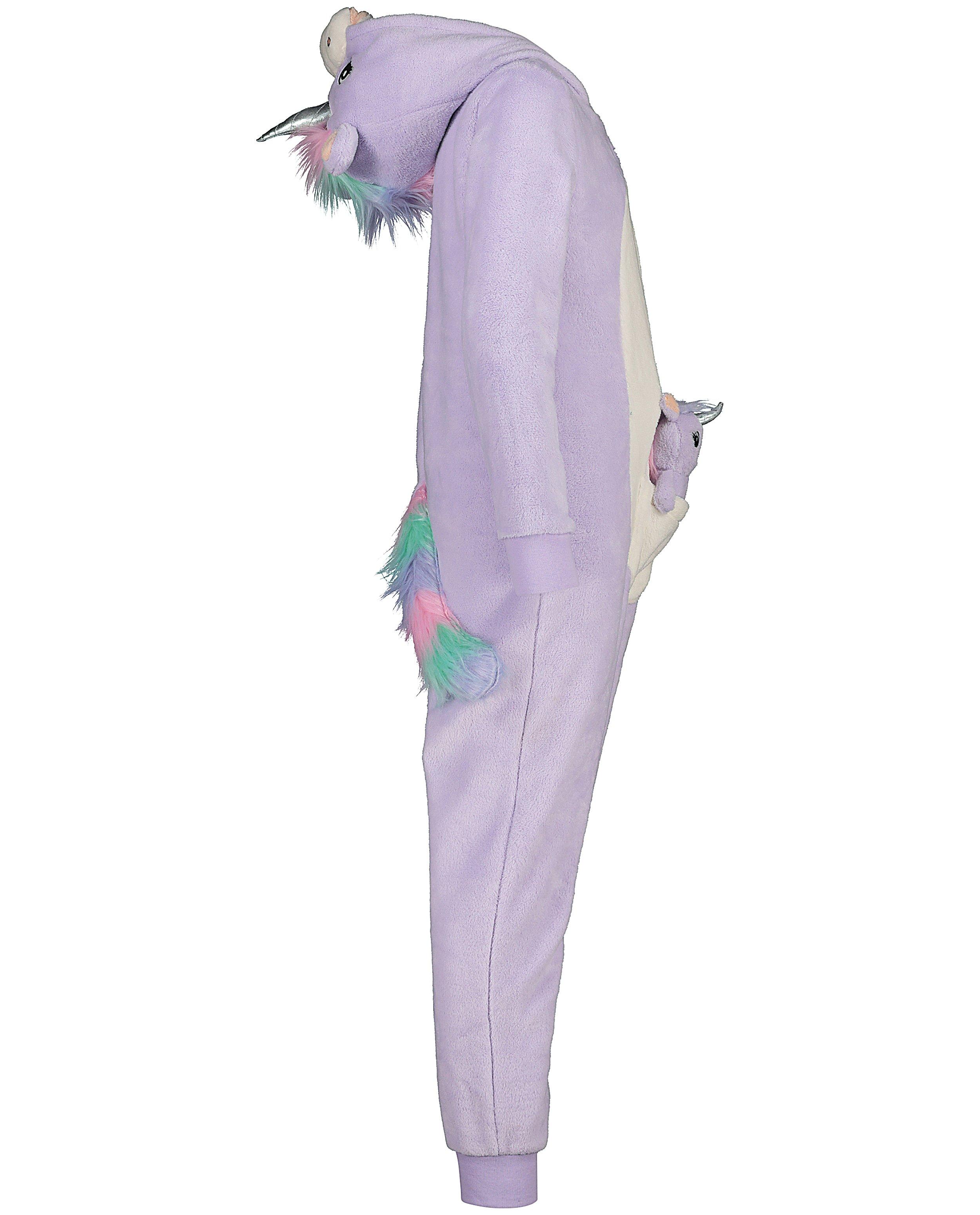 Nachtkleding - Paarse eenhoorn-onesie