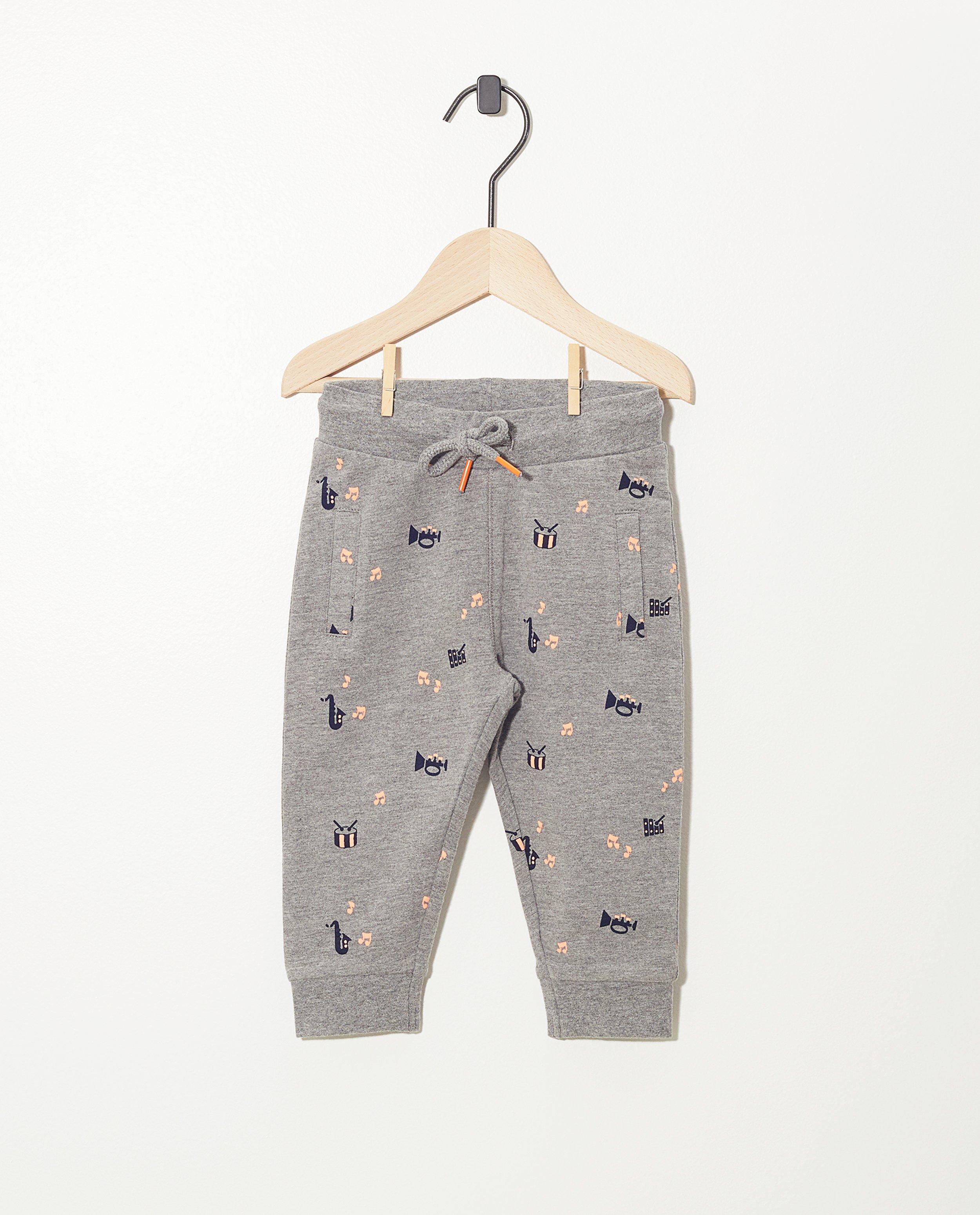 Grijze jogginsbroek van biokatoen - Product Detail - meerkleurig - afbeelding nummer 1
