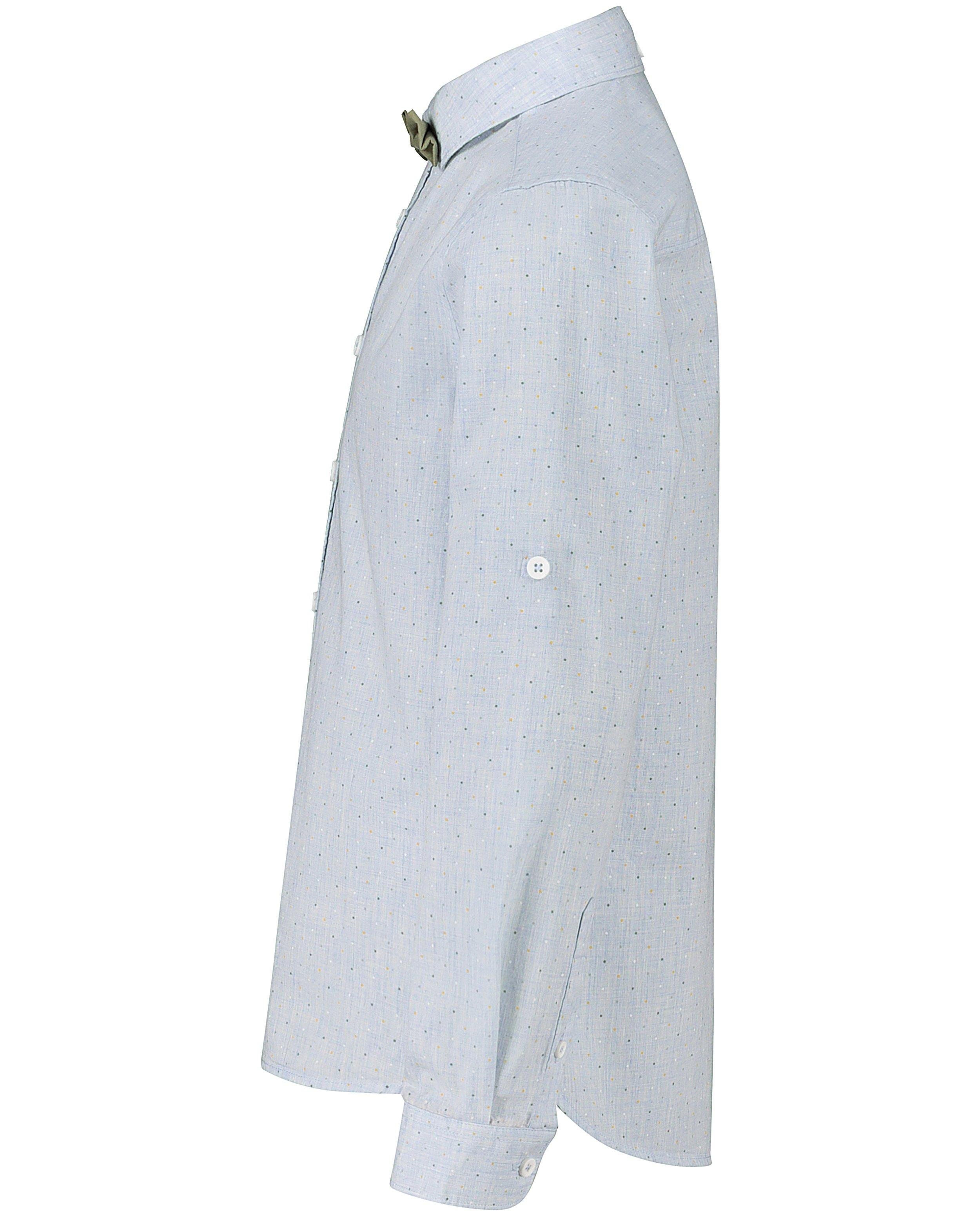 Hemden - Blauw hemd met strikje Communie
