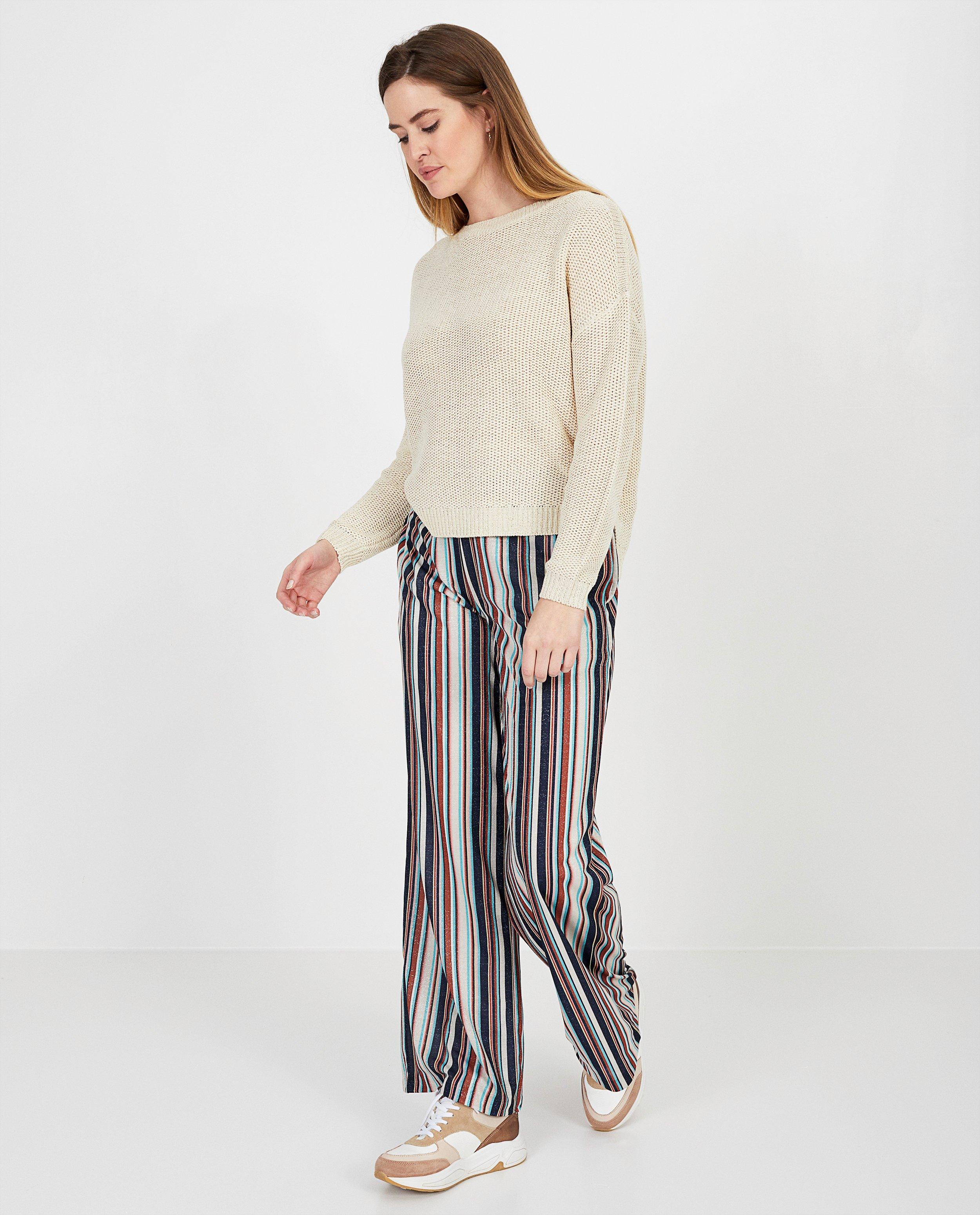 Beige trui met metaaldraad Youh! - allover - Youh!