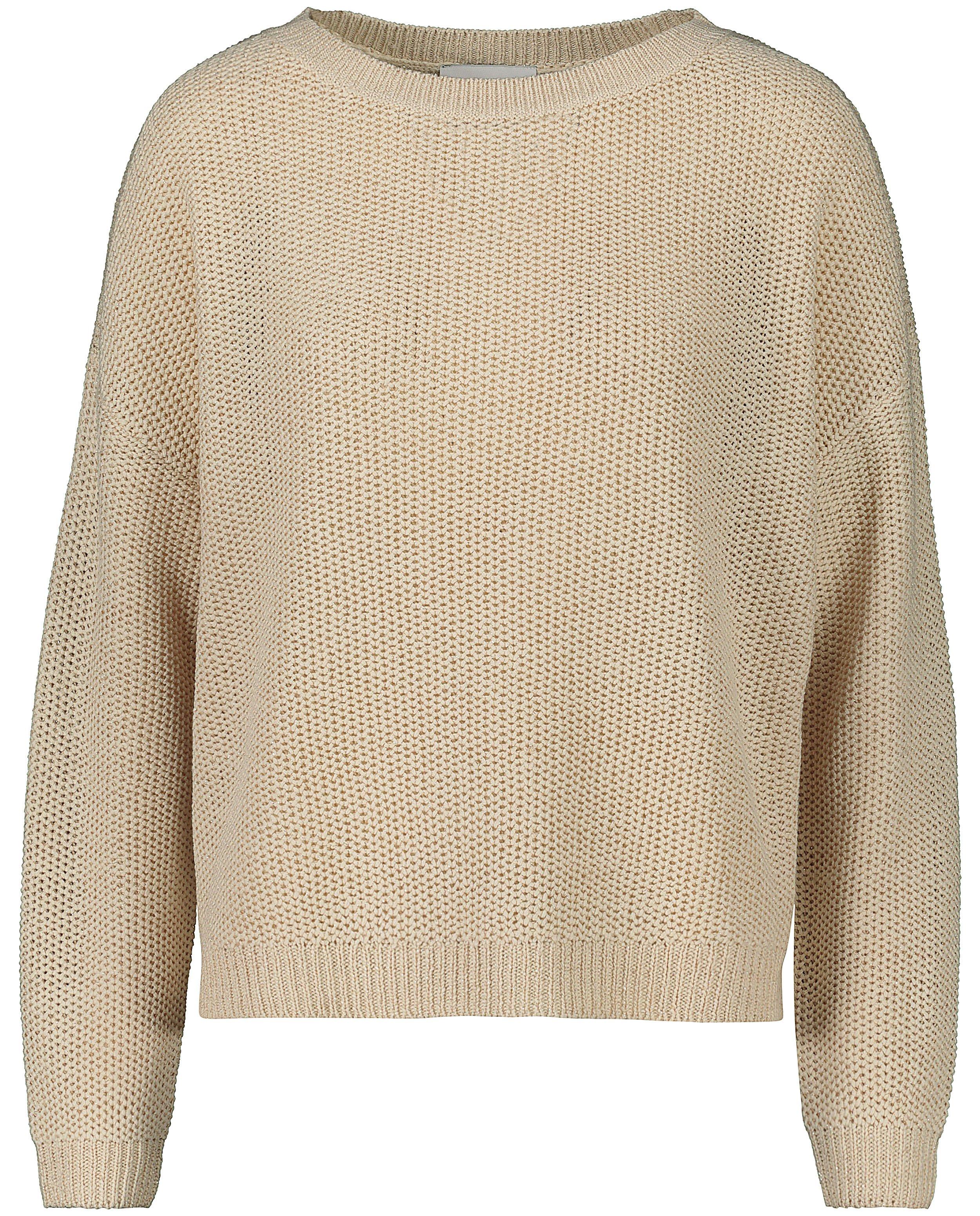 Truien - Beige trui met metaaldraad Youh!