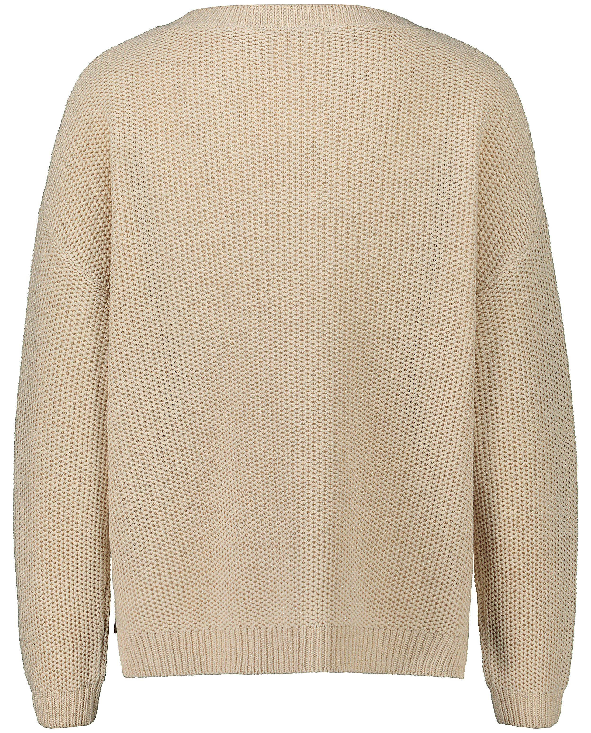 Truien - Beige trui met metaaldraad Youh!
