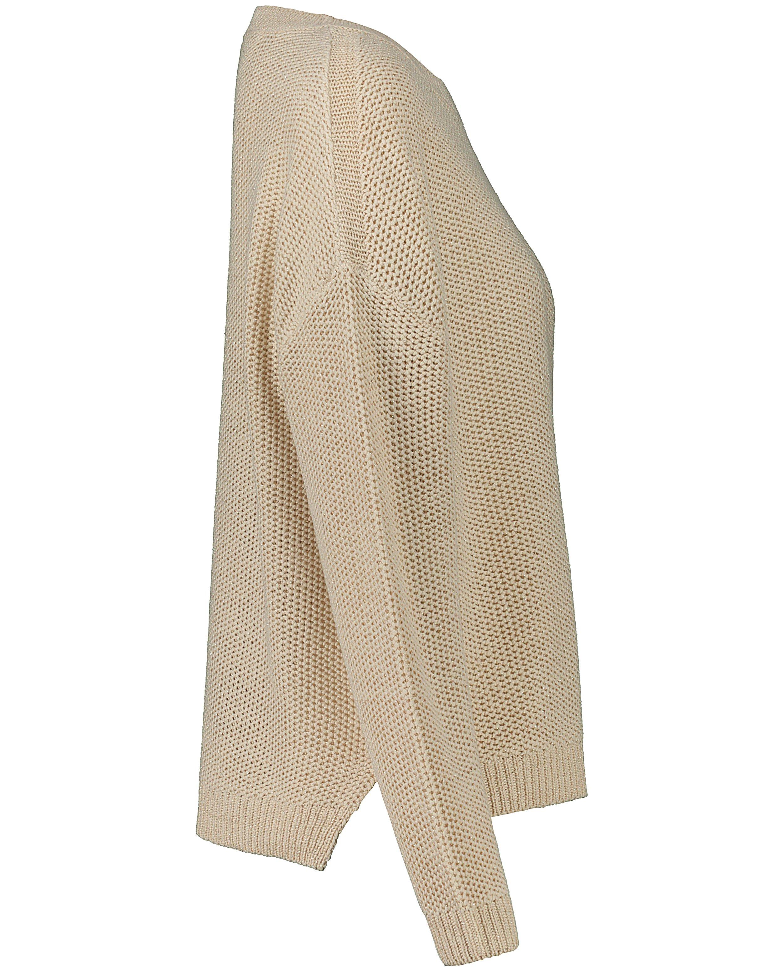 Truien - Beige trui met metaaldraad Youh!