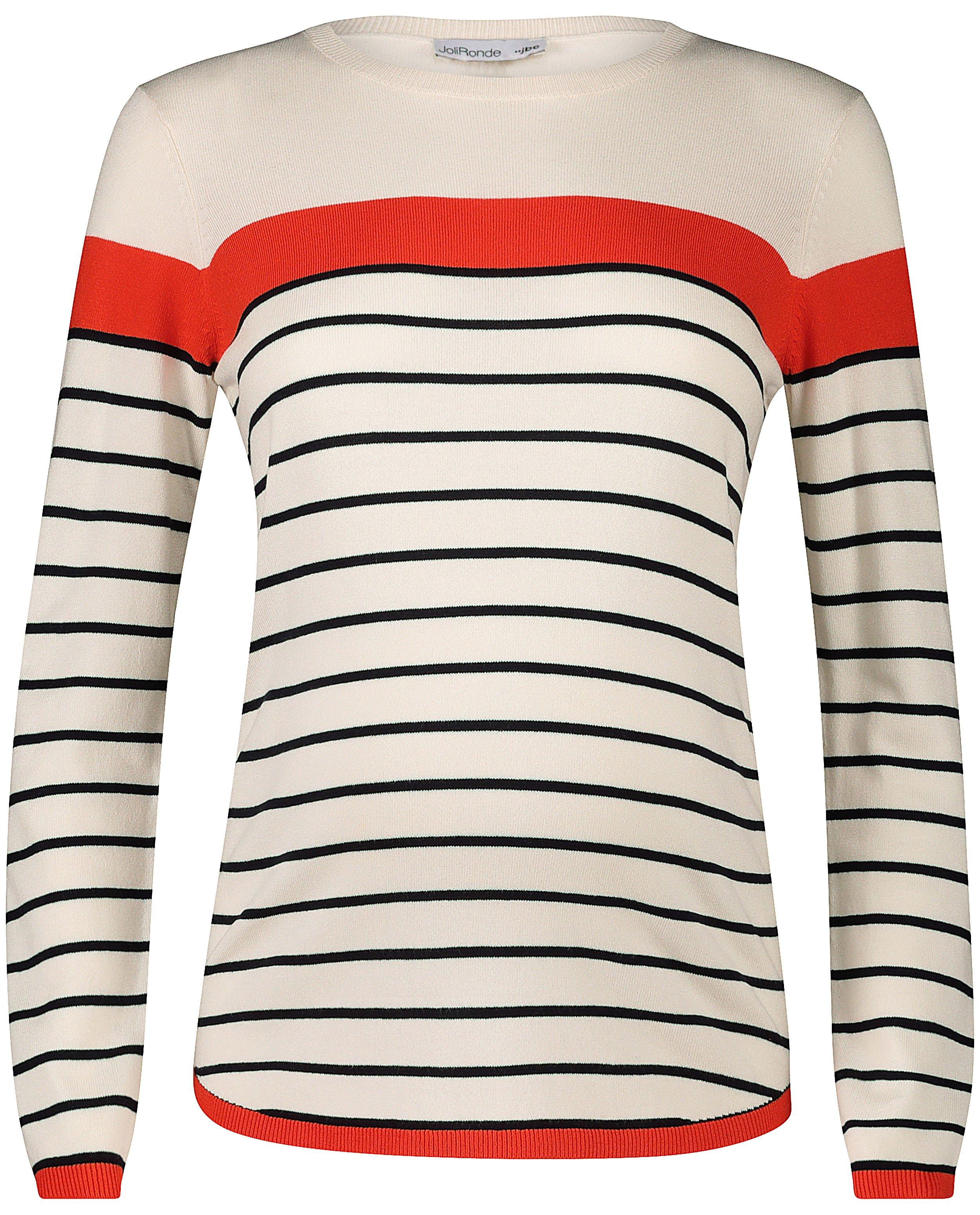 Pull rayé JoliRonde - beige et blanc - Joli Ronde