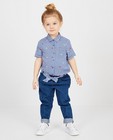 Blauwe jeans met strik - Strik katjesprint - Milla Star