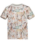 T-shirts - Wit T-shirt met dierenprint