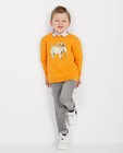 Oranje sweater met print - null - Kidz Nation