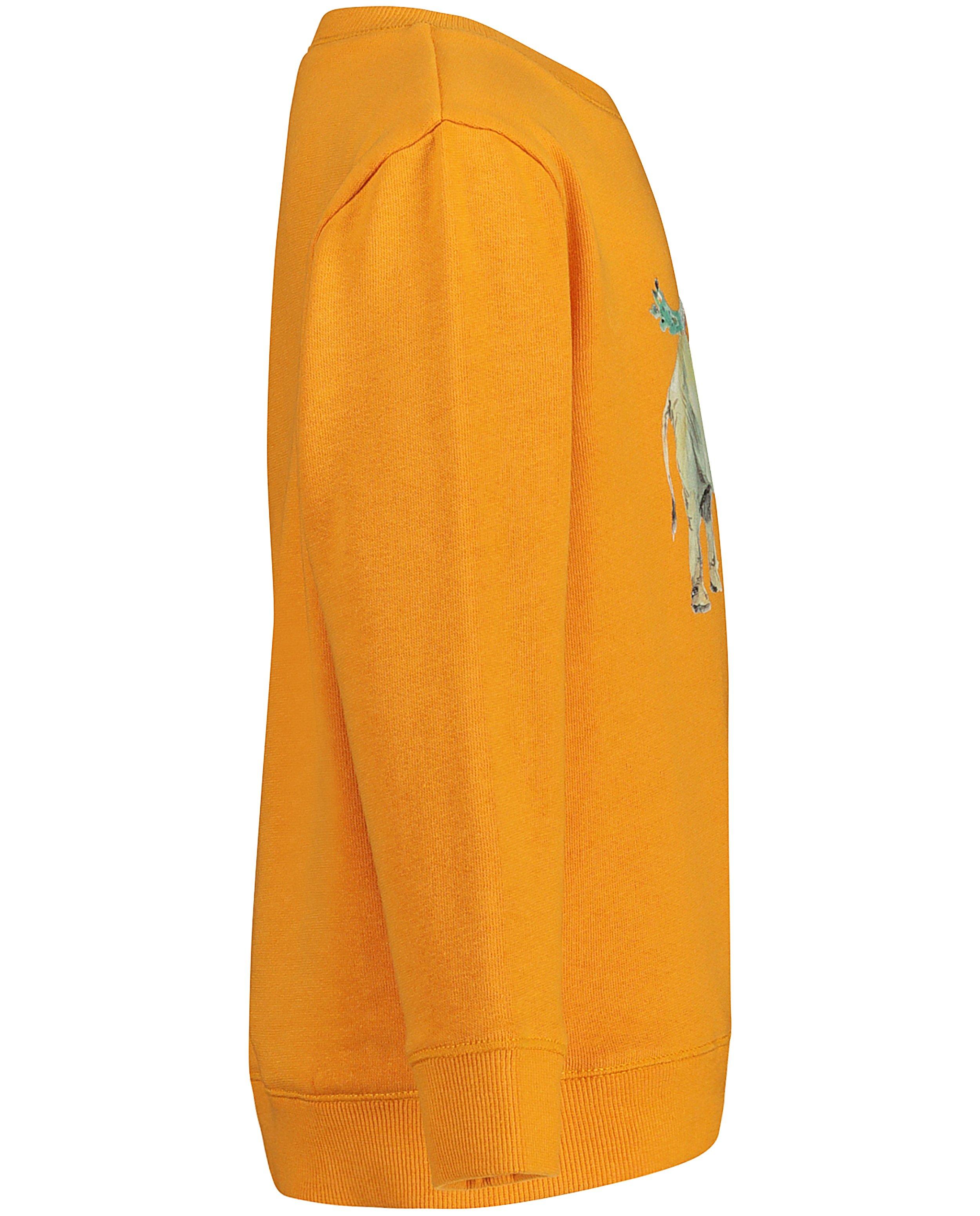 Sweats - Oranje sweater met print