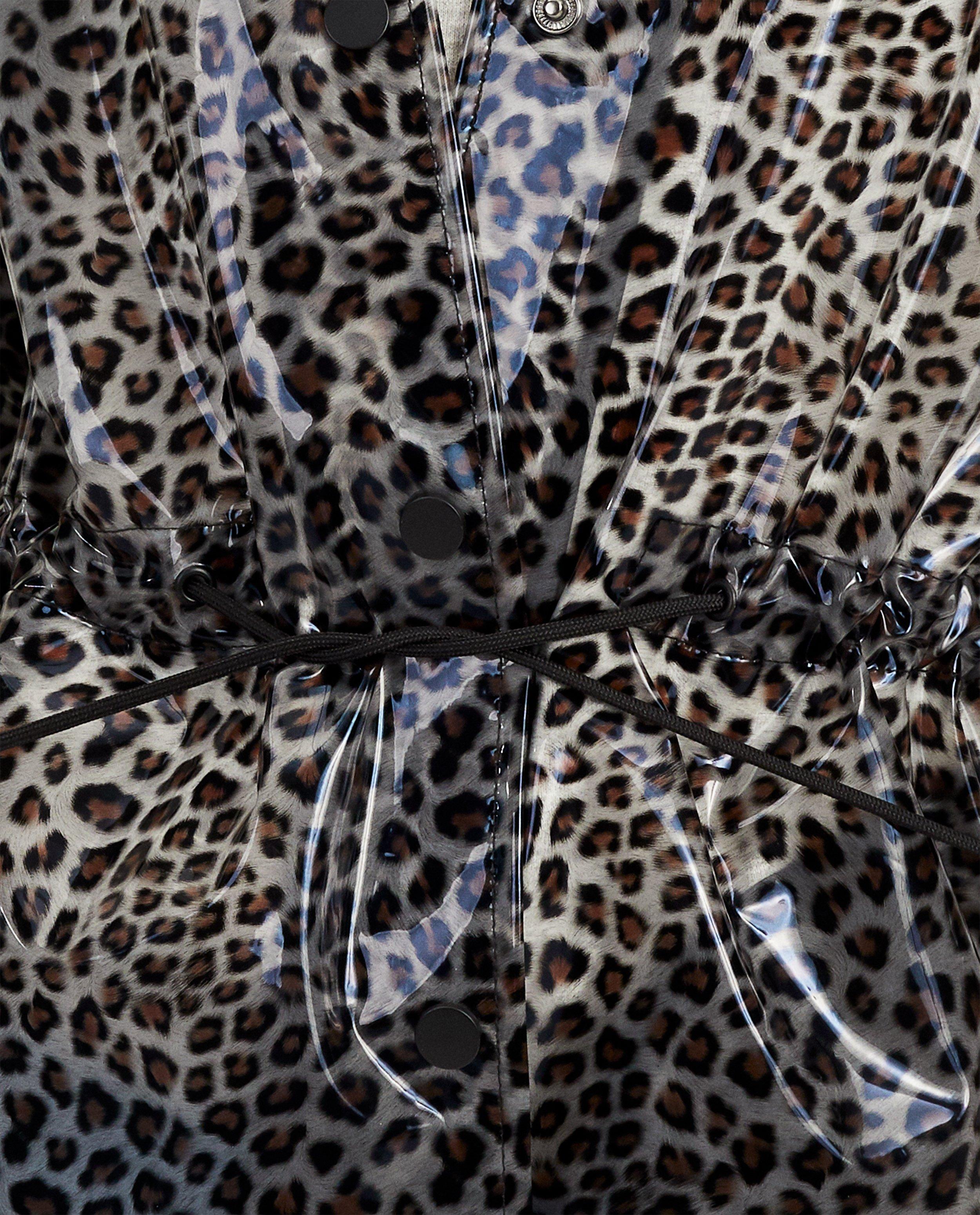Poncho's en teddy's - Parka met luipaardprint, 7-14 jaar