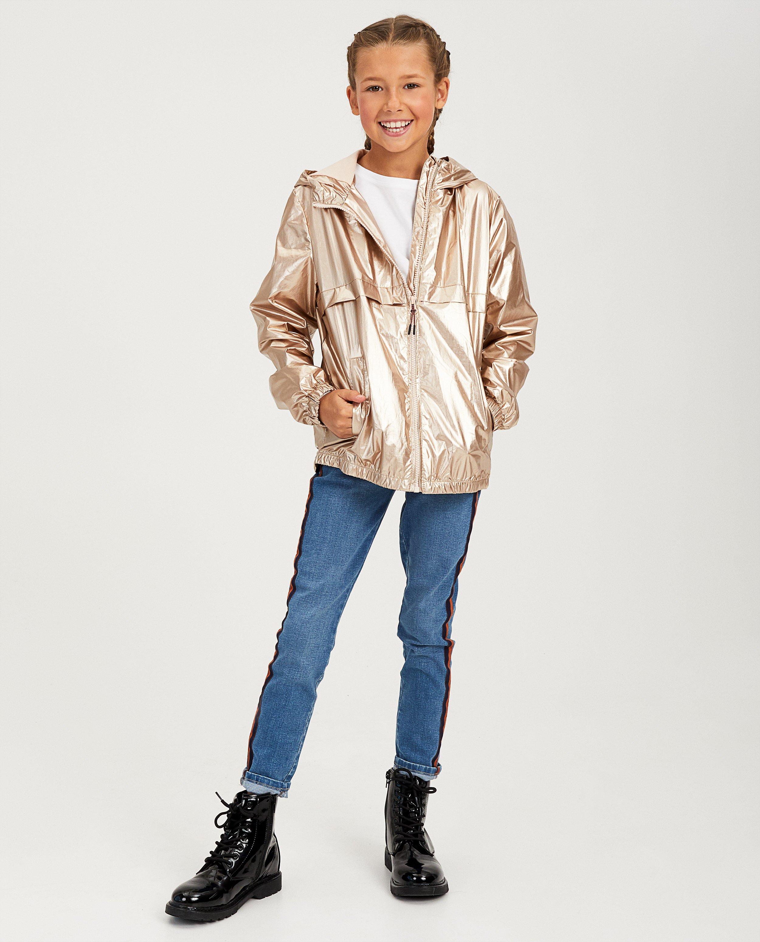 Waterafstotende jas in rose gold - glanzend - JBC