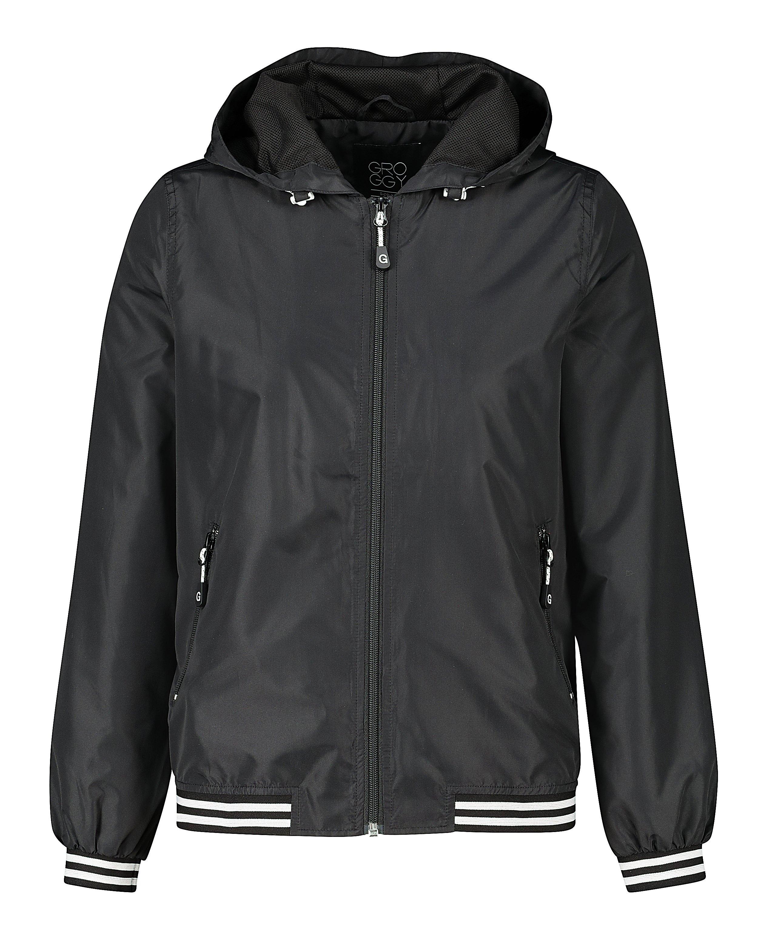 Poncho's en teddy's - Waterafstotende regenjas in zwart