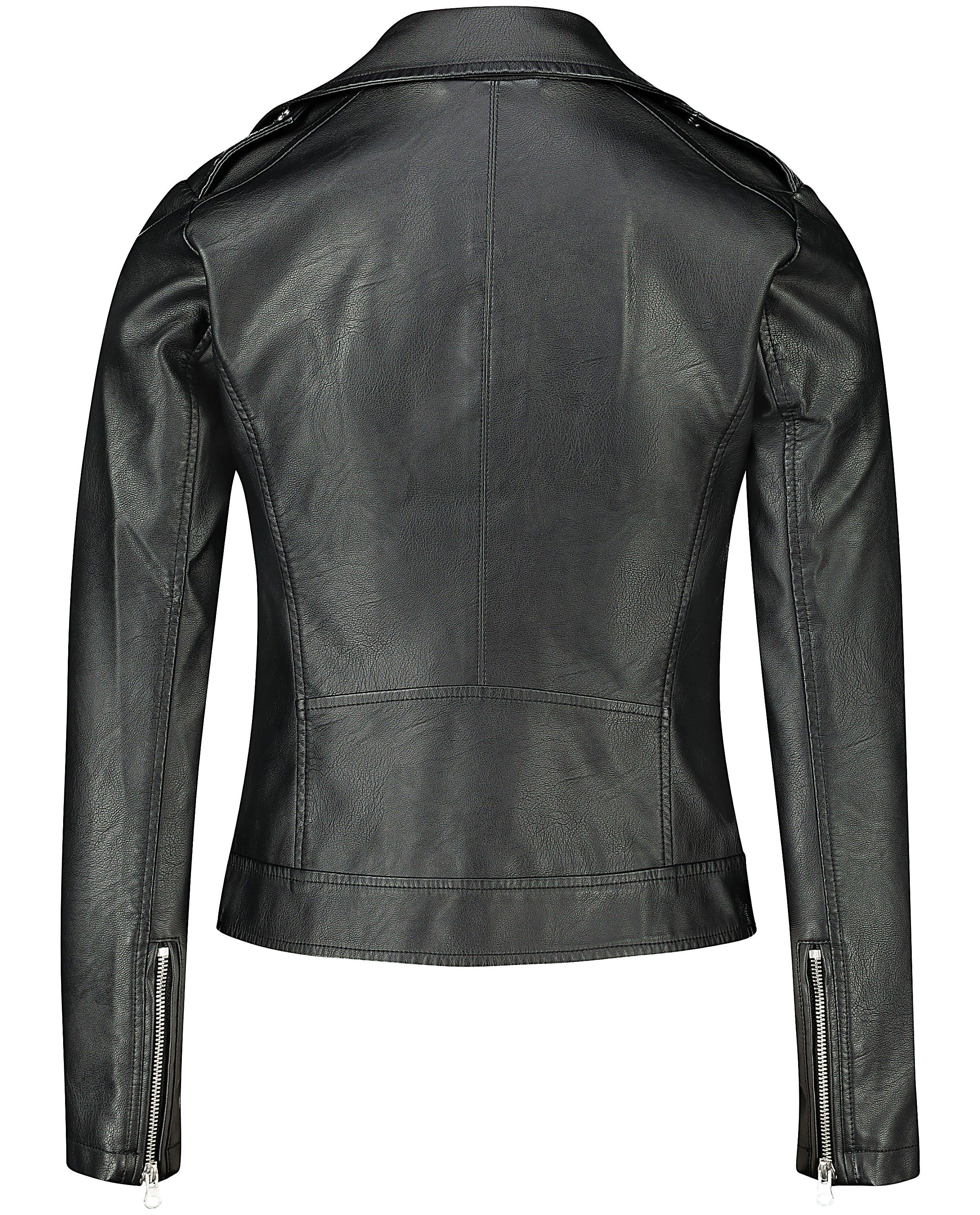 Vestes en cuir - Veste noire en similicuir