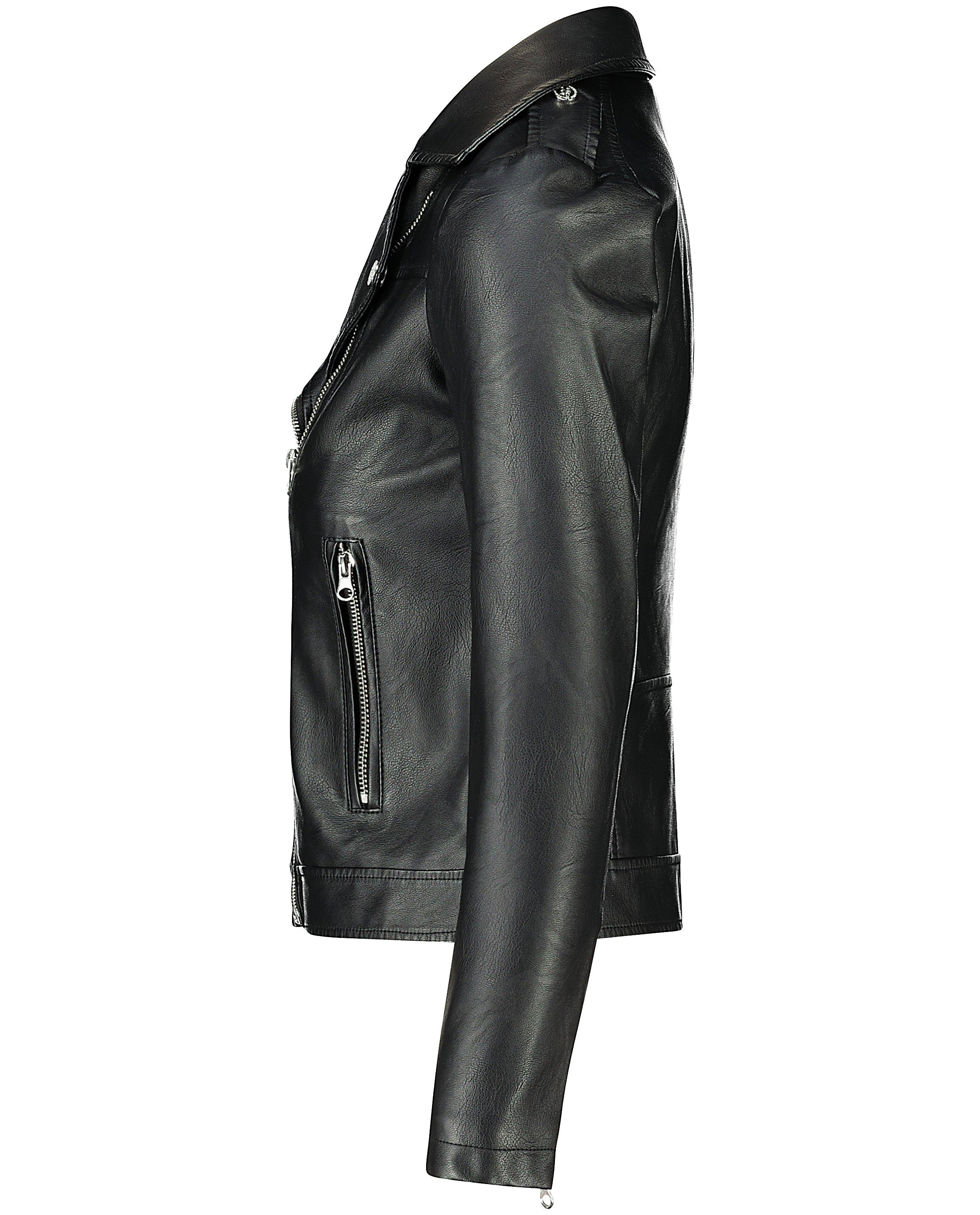 Vestes en cuir - Veste noire en similicuir