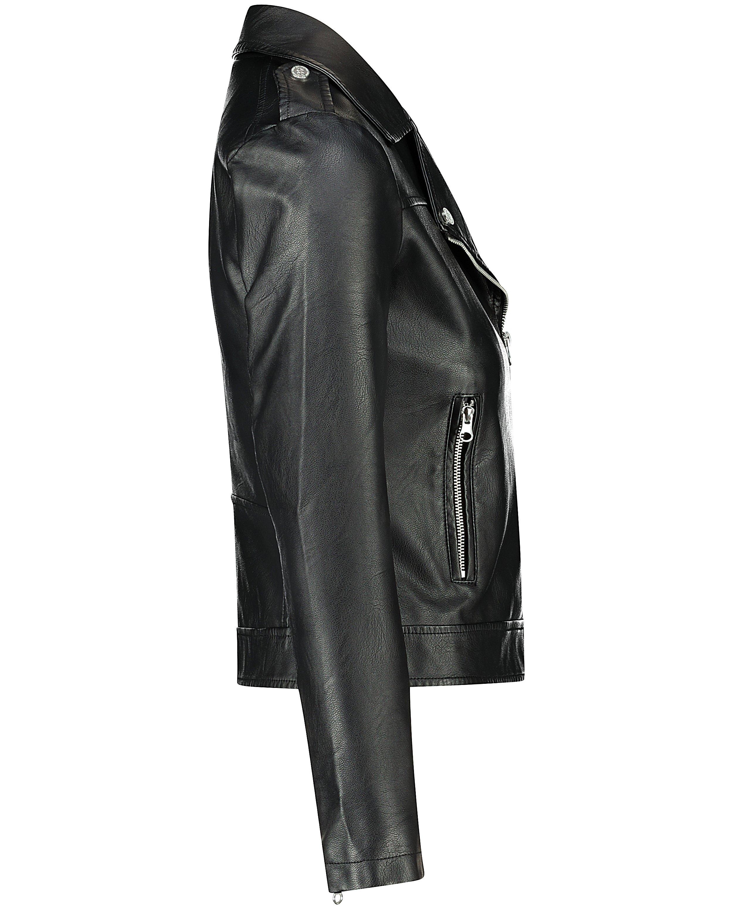 Vestes en cuir - Veste noire en similicuir
