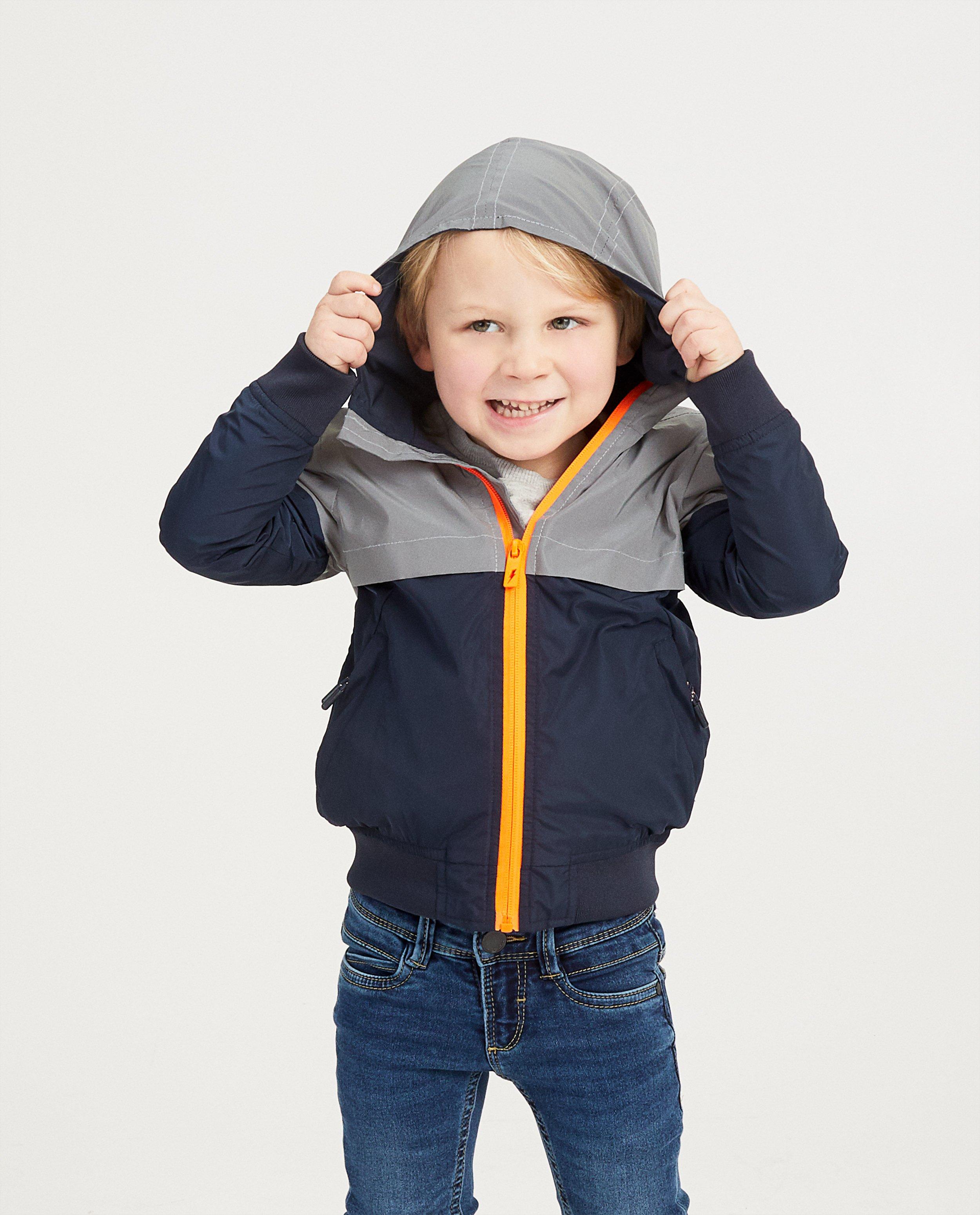 Blauwe reflecterende jas, 2-7 jaar - Product Detail - donkerblauw - afbeelding nummer 2