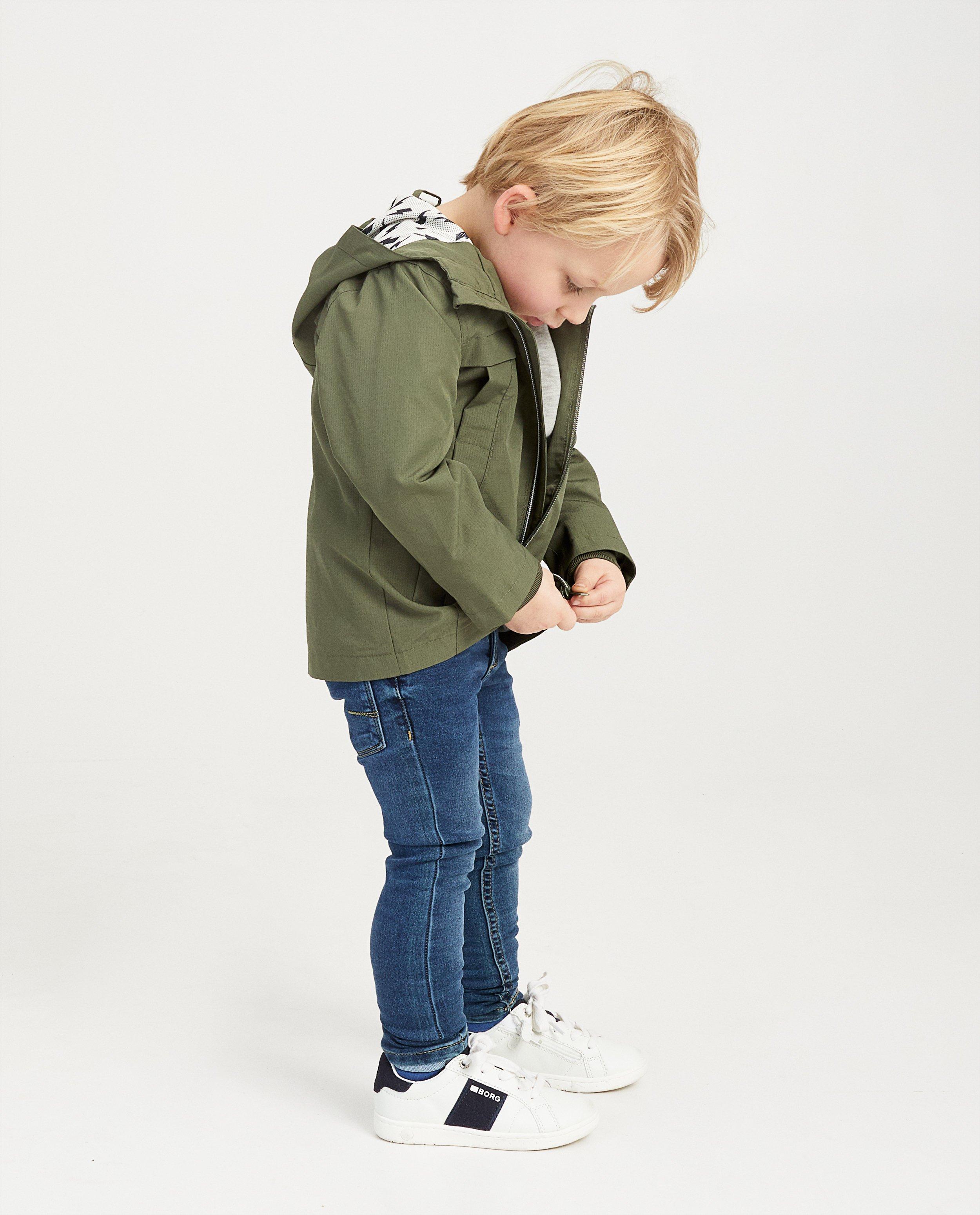 Donkergroene parka - null - Kidz Nation