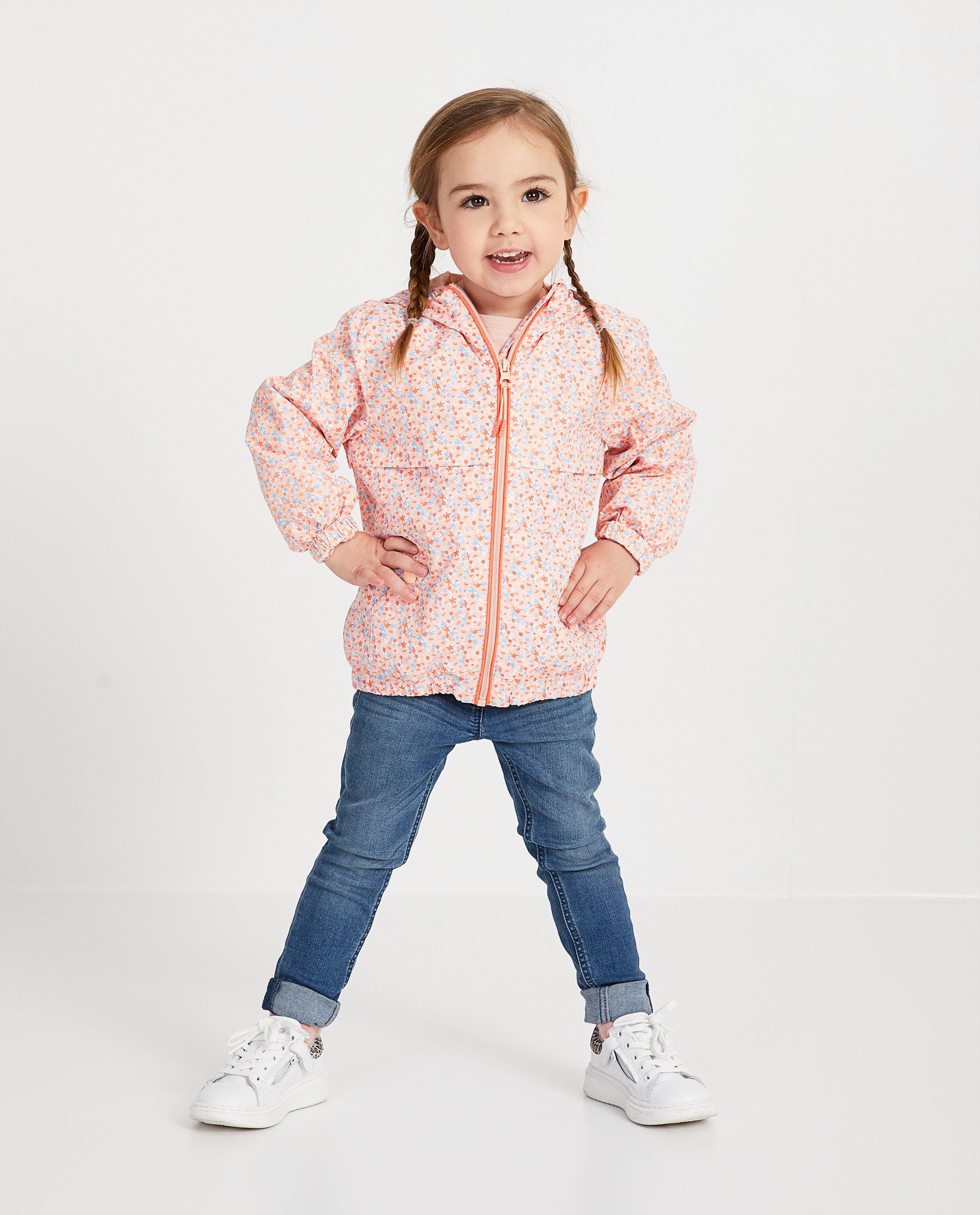 Waterafstotende regenjas met print - bloemenprint - Milla Star