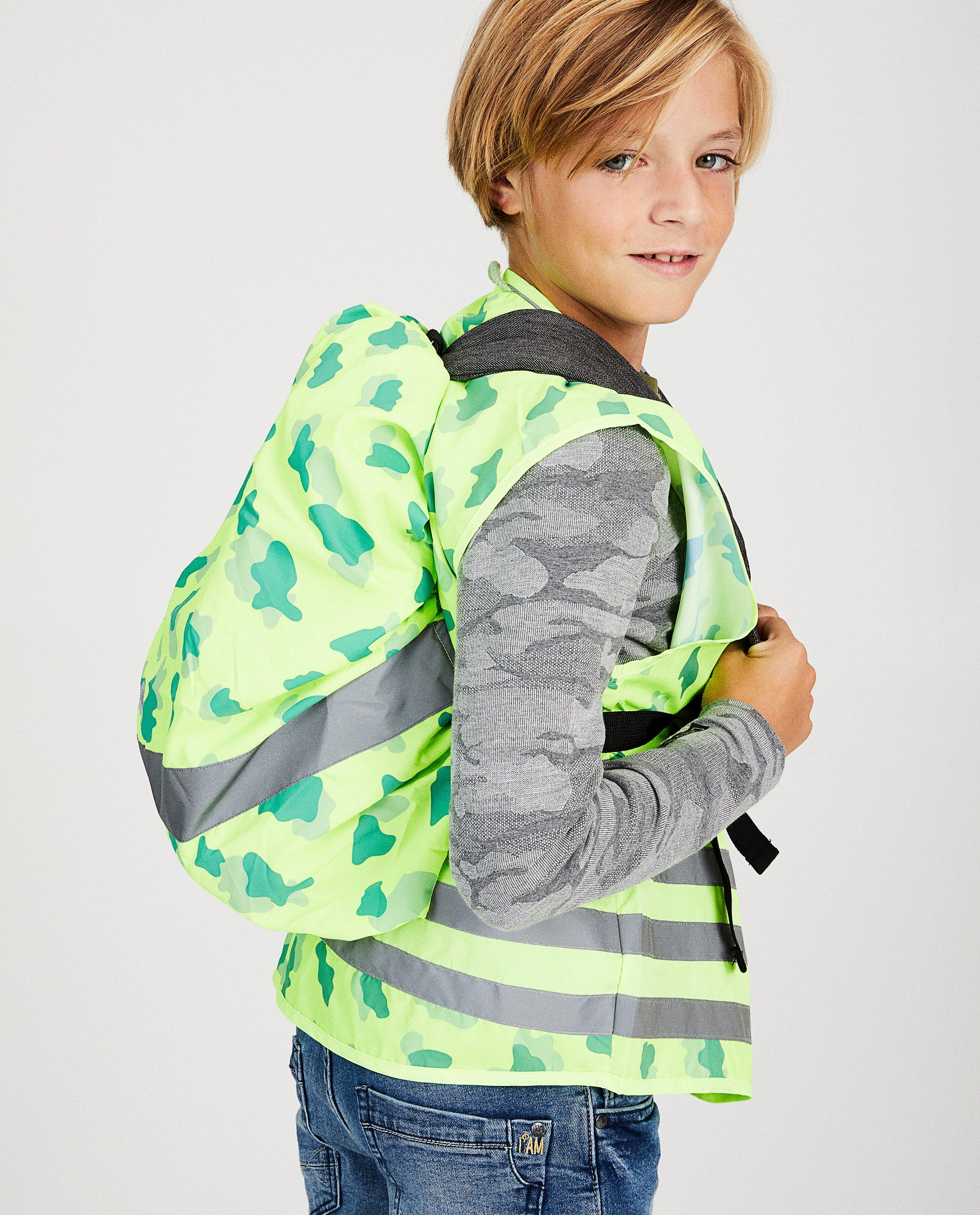 Rugzakcover met print Gofluo - waterafstotend - GoFluo