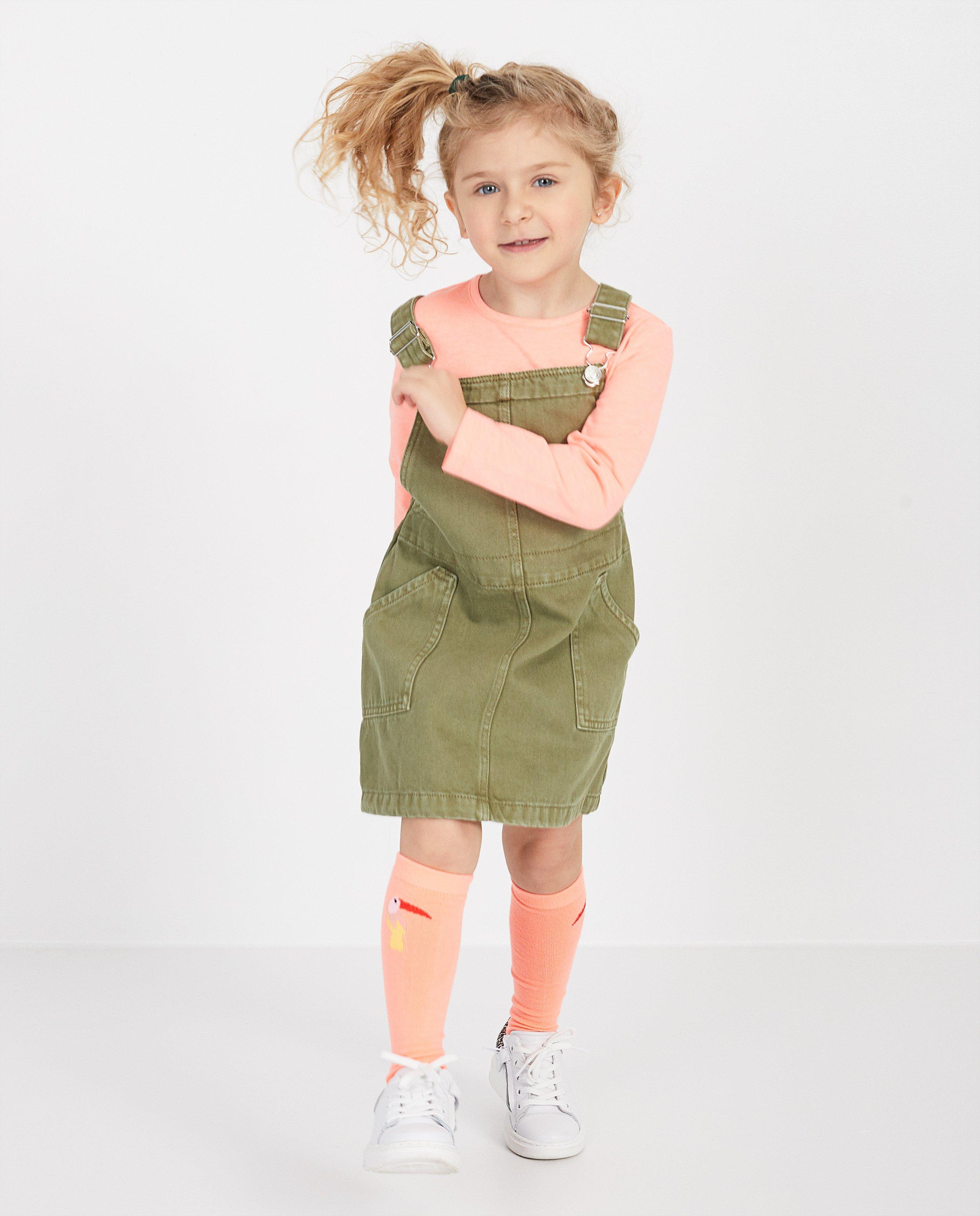 Groene salopettejurk - Product Detail - khaki - afbeelding nummer 1