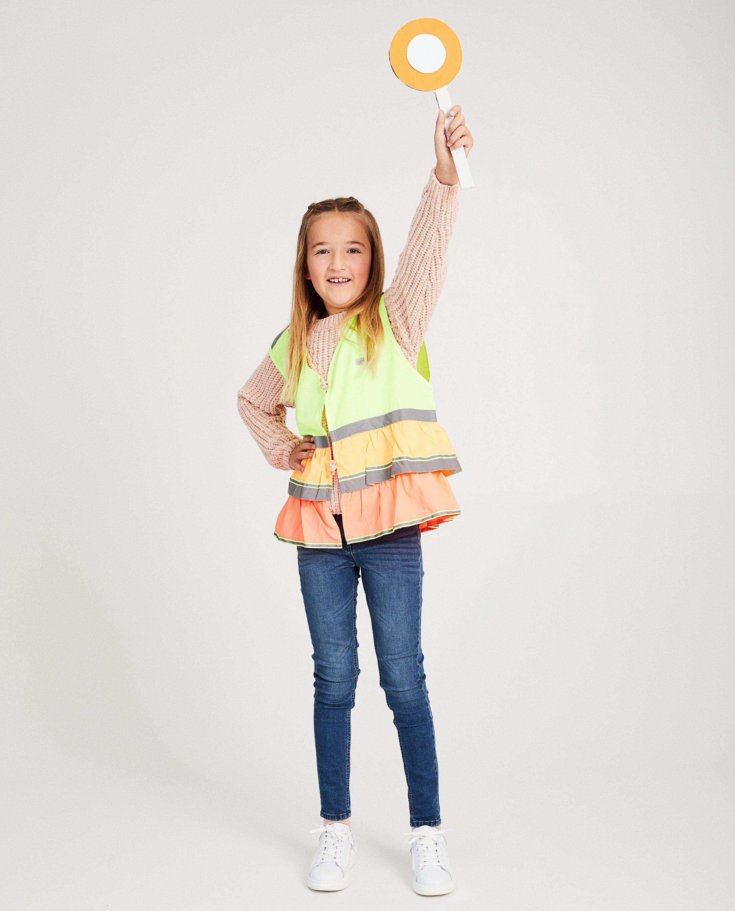 Veiligheidshesje Gofluo, 7-14 jaar - en strepen - GoFluo