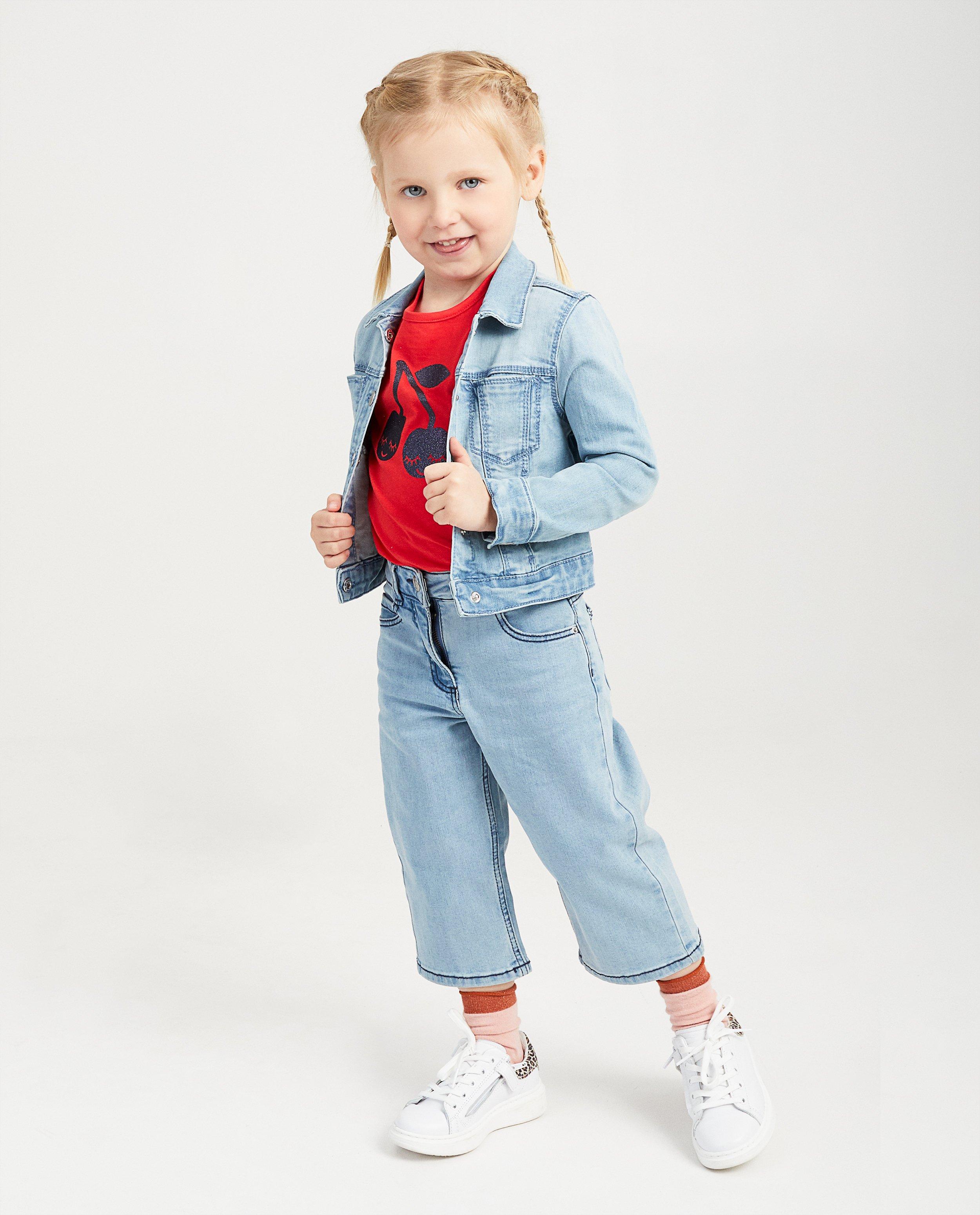 Veste en jeans bleu clair - boutons-pressions - Milla Star