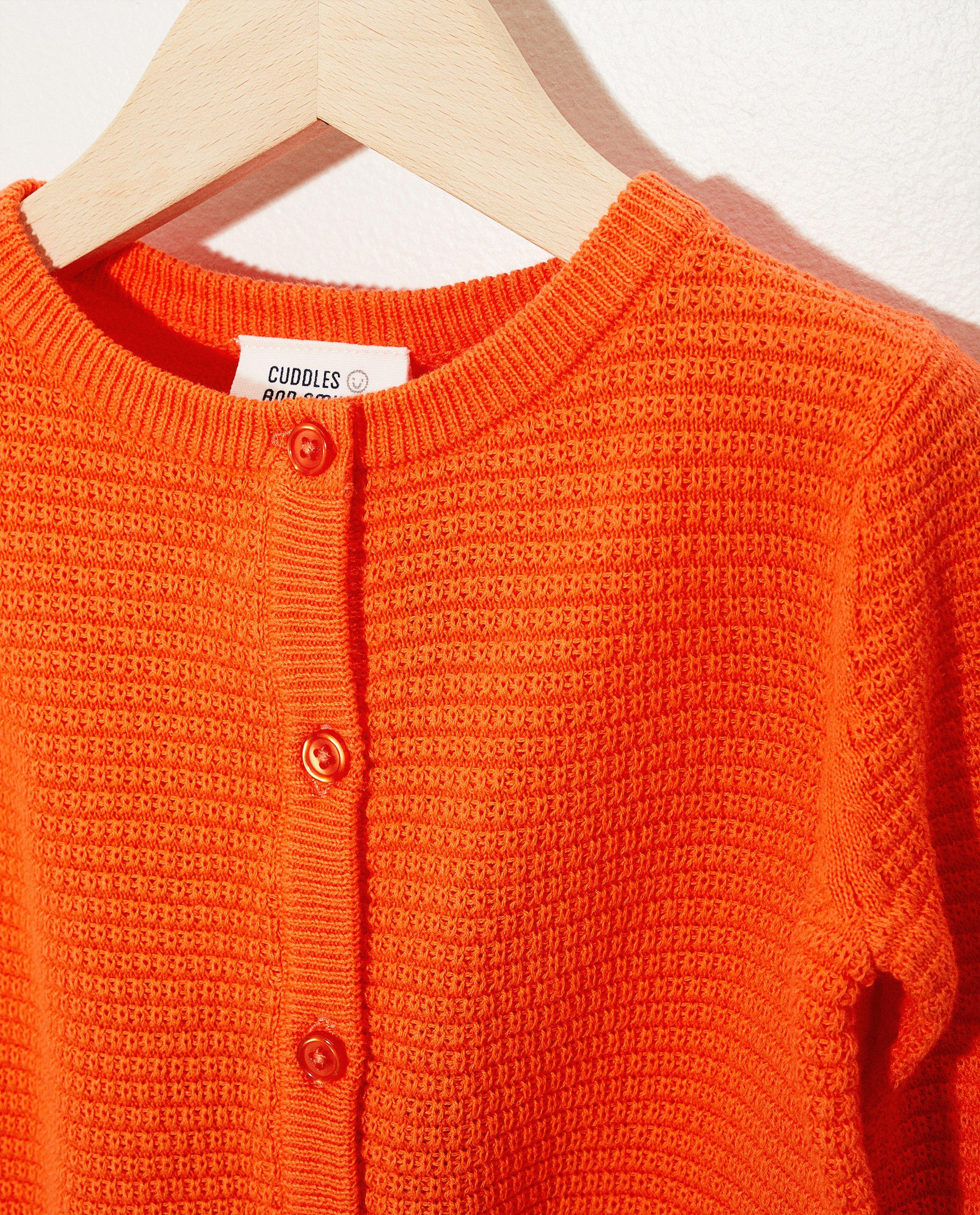 Cardigans - Oranje vestje
