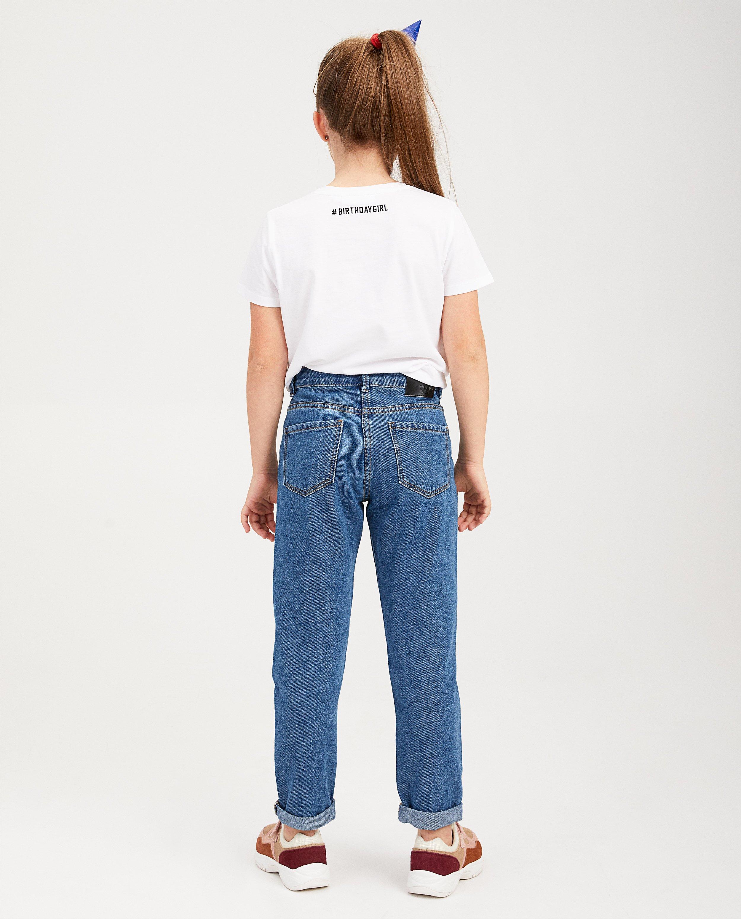 T-shirts - Wit verjaardagsshirt met opschrift
