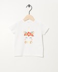 T-shirt blanc d’anniversaire - imprimé, 1er anniversaire - Cuddles and Smiles