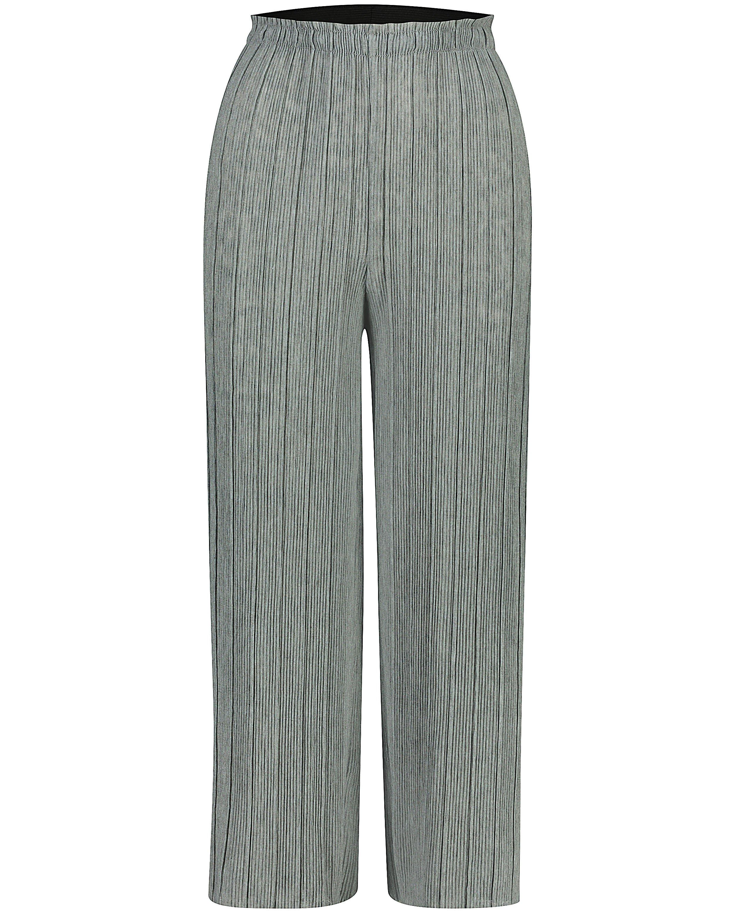 Grijze pliss&eacute;-broek - Product Detail - grijs - afbeelding nummer 5