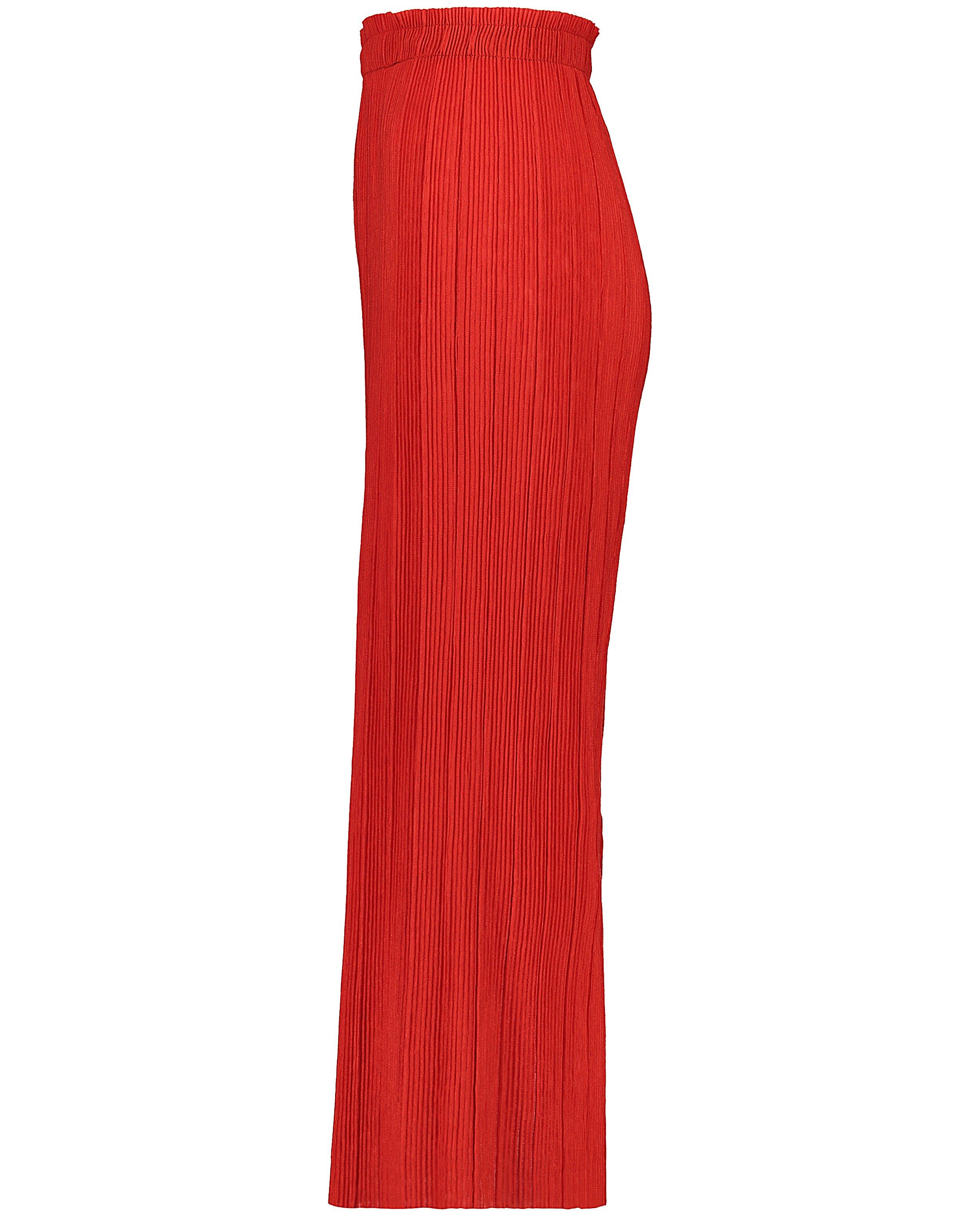 Broeken - Rode plissé-broek