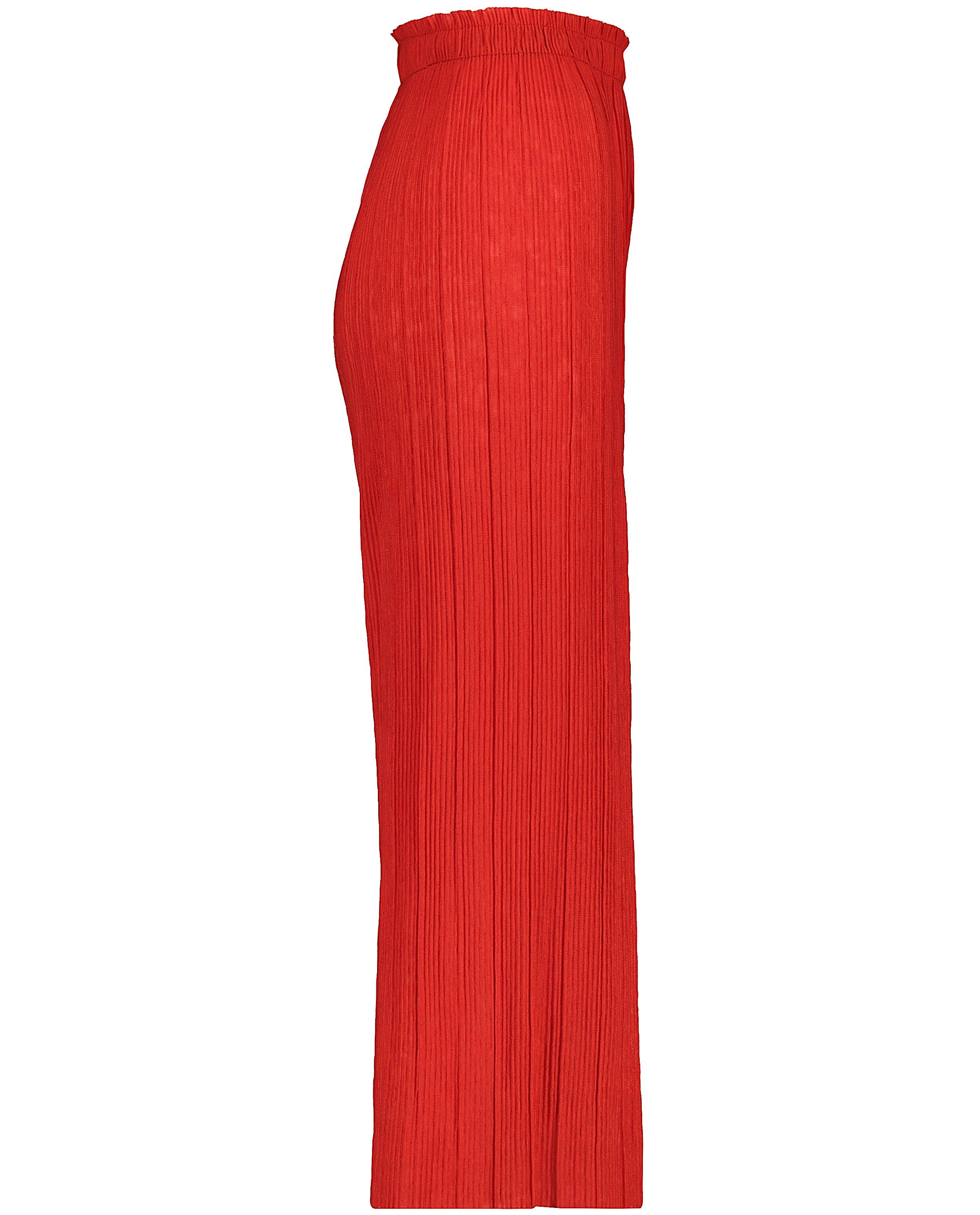 Broeken - Rode plissé-broek