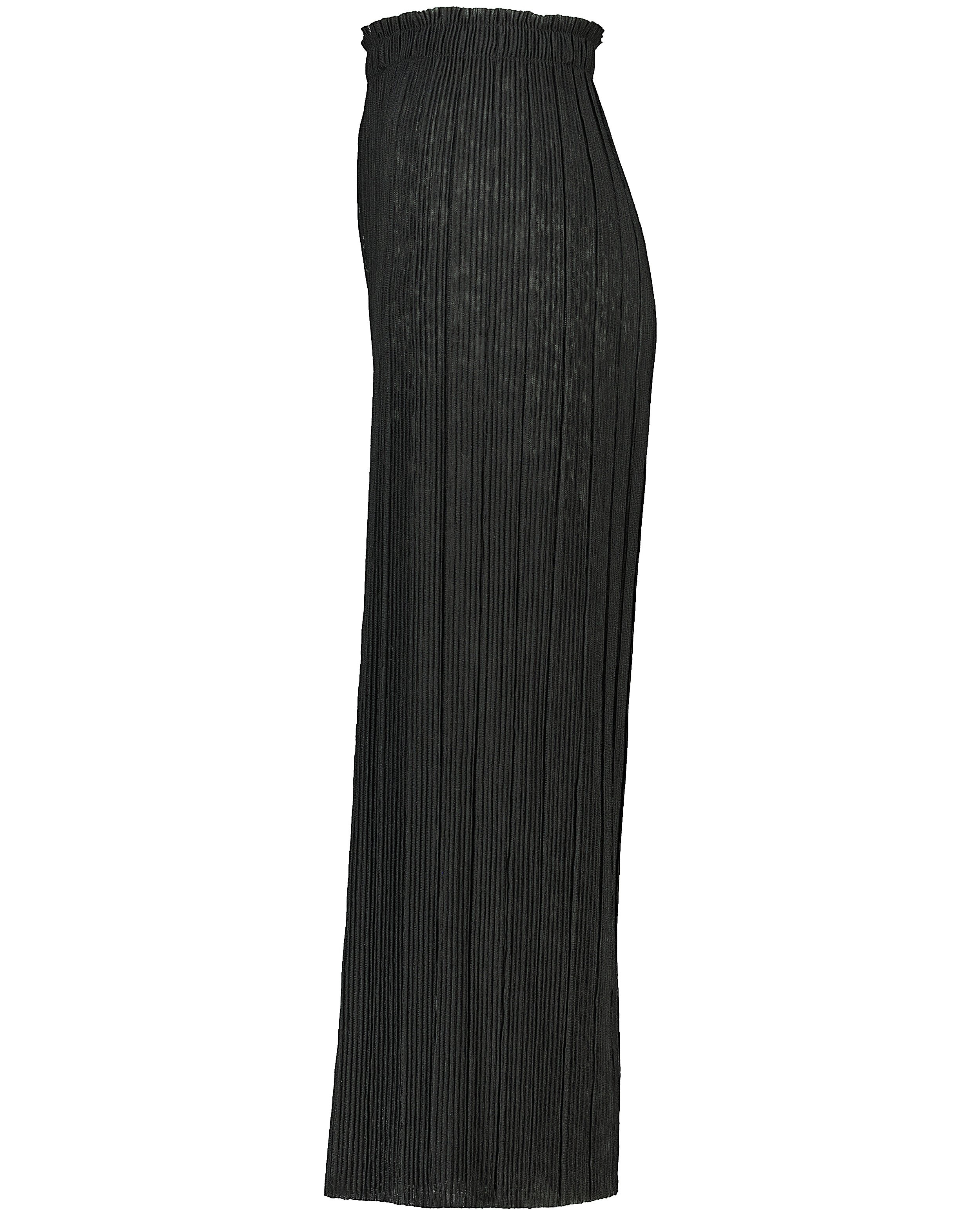 Broeken - Zwarte plissé-broek